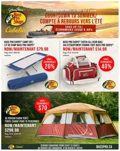 Preview of Cabelas weekly flyer / circulaire from shop Cabelas valid from 28.05.2026