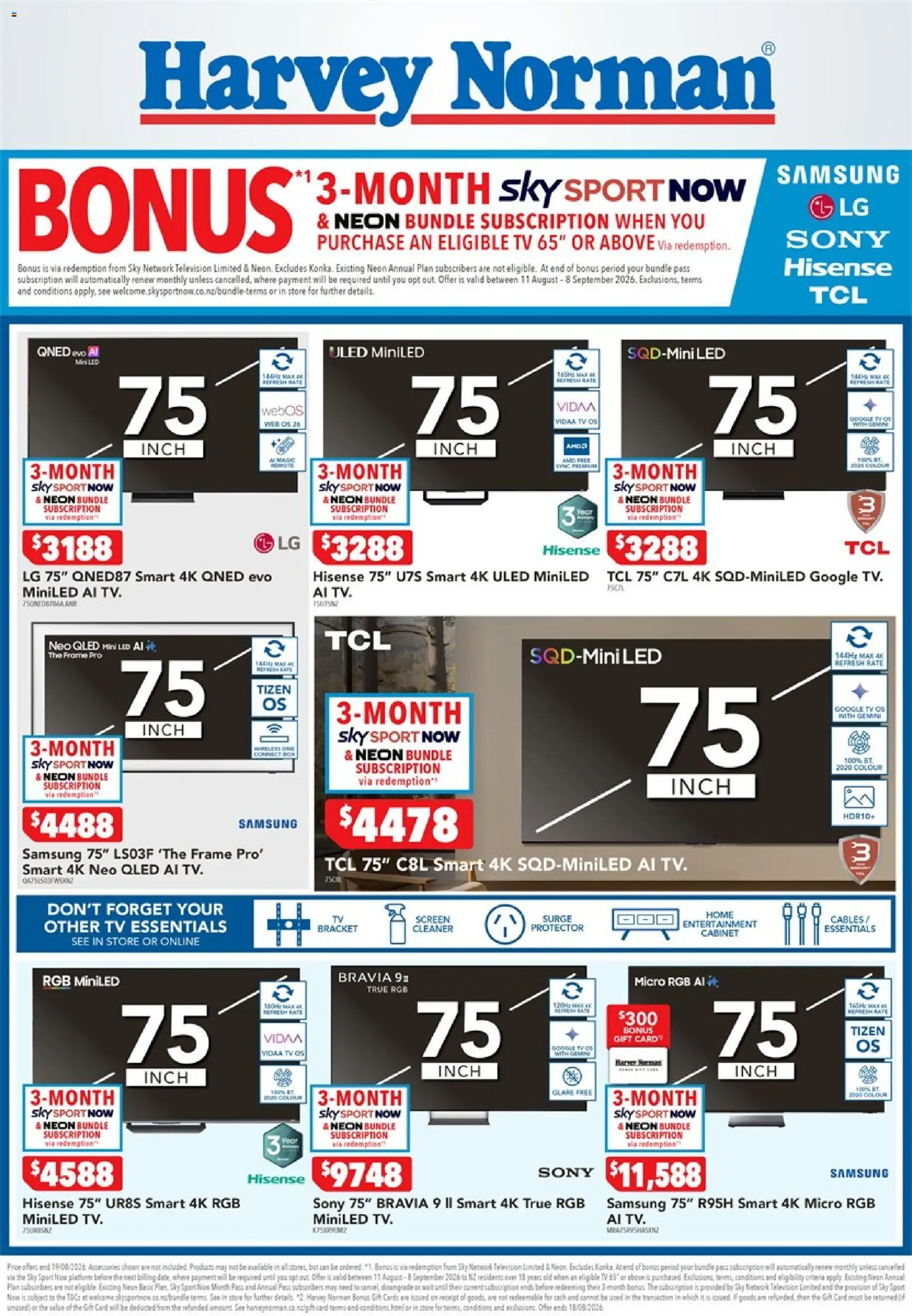 Harvey Norman catalogue from 13 Aug 2026 | Page: 3