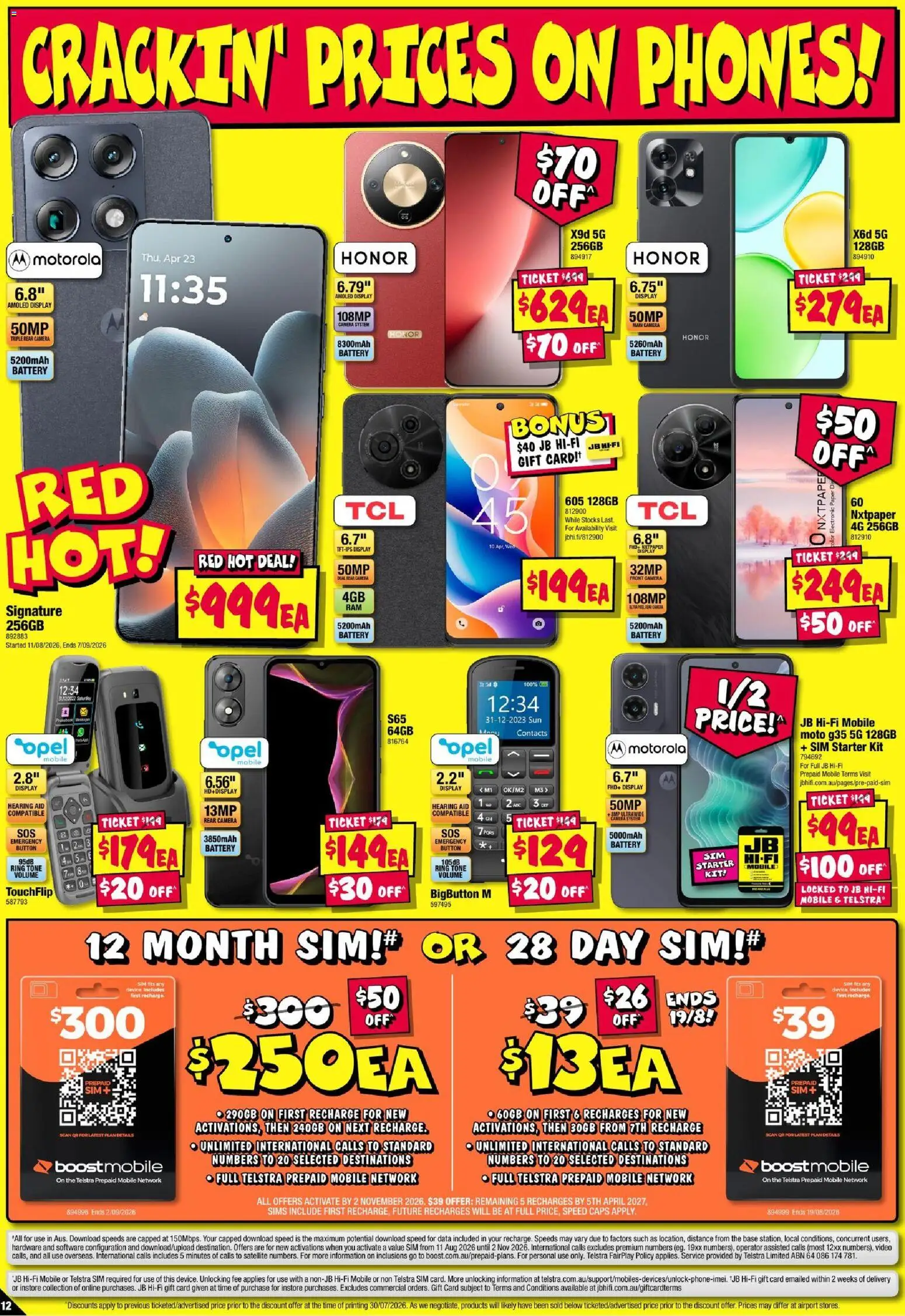 JB Hi-Fi catalogue - valid from 13/08/2026 | Page: 12 | Products: Battery, Camera, Satellite, Mobile