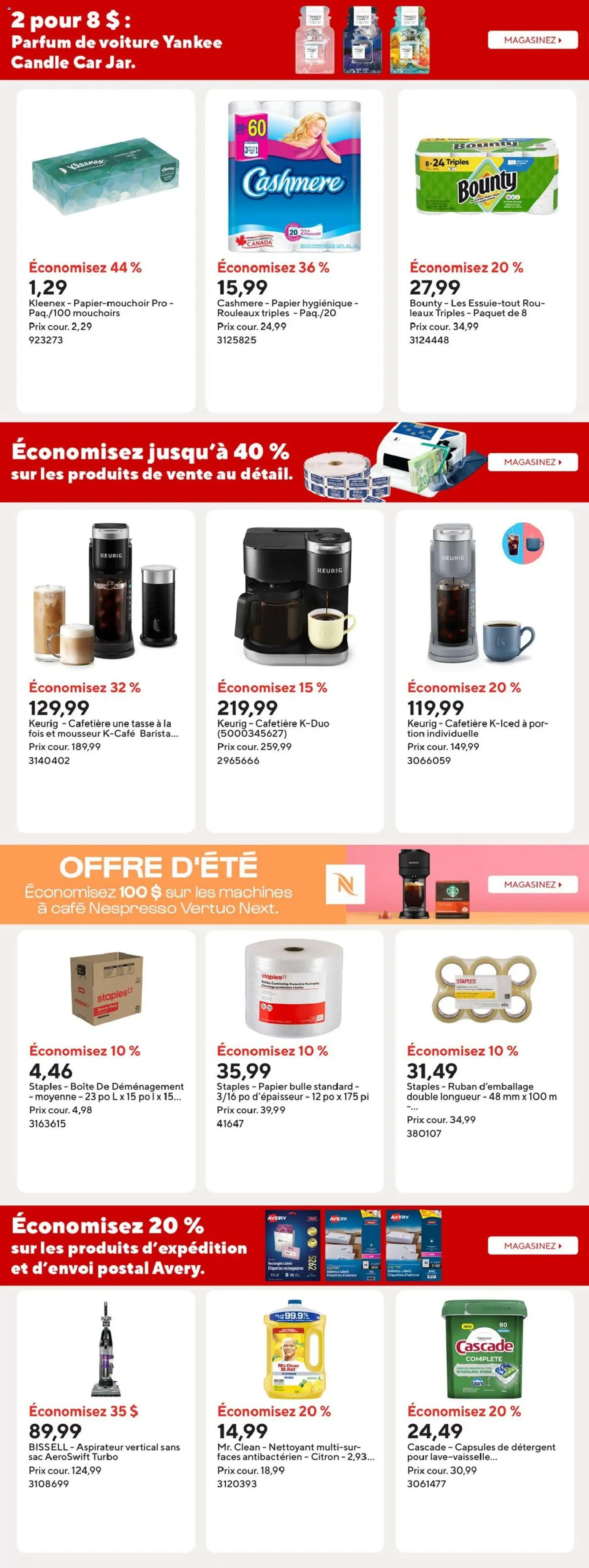 Staples flyer valid from Sep 18, 2026 | Page: 9 | Products: Detergent, Capsules