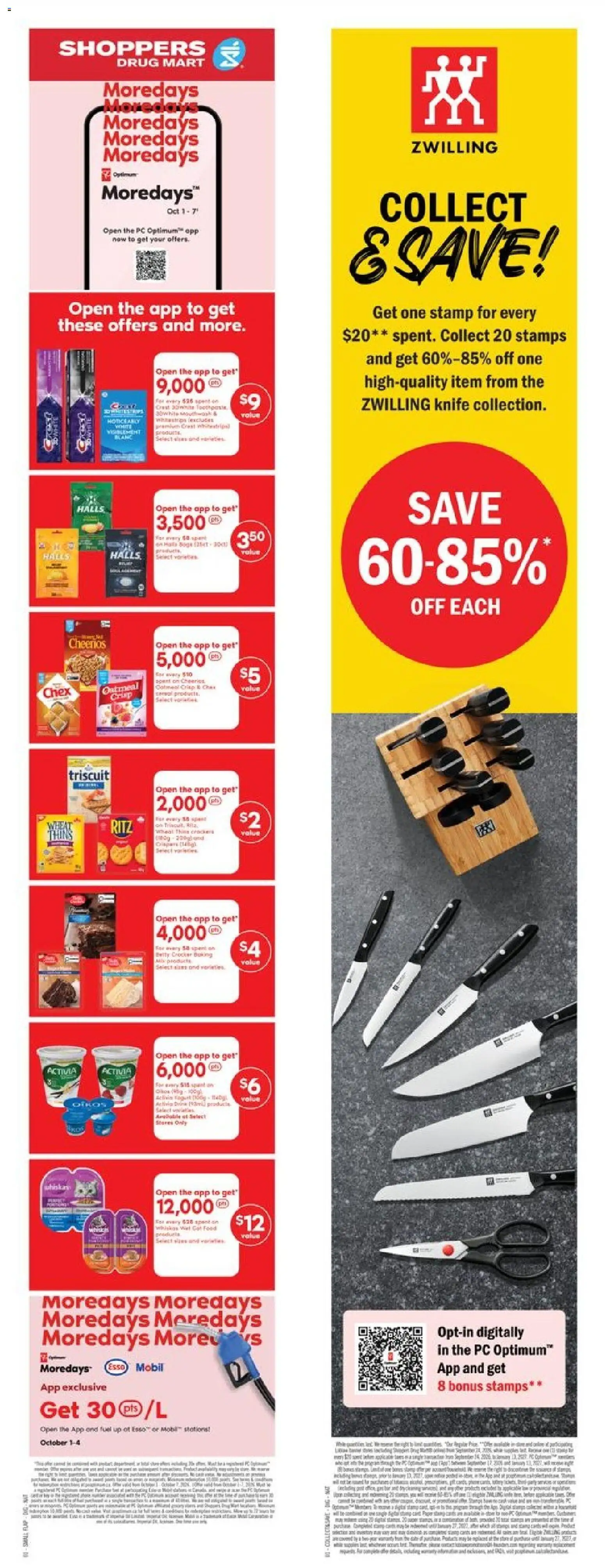 Shoppers flyer valid from Oct 3, 2026 | Page: 3 | Products: PC