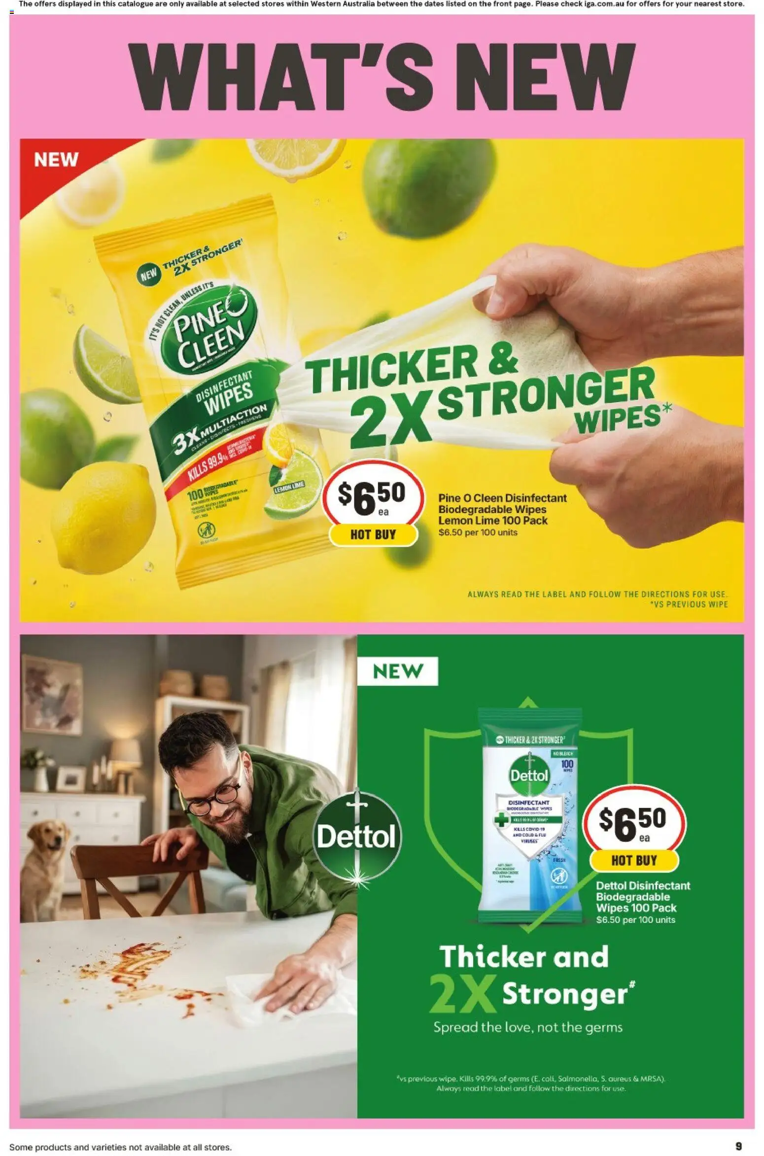 IGA catalogue - valid from 03.06.2026 | Page: 9 | Products: Lemon, Lime