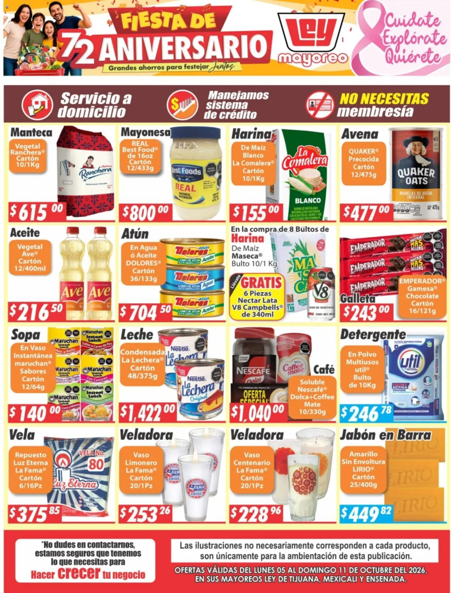 Nuevas ofertas de Casa Ley válidas en toda la República Mexicana desde el 05/10/2026. ¡Encuentra las mejores ofertas en Casa Ley folleto Tijuana, Mexicali, Ensenada! | Página: 4