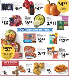 Preview of Dillons weekly ads valid from 09/09/2026 | Page: 12 | Products: Chicken, Salad, Croissants, Salmon