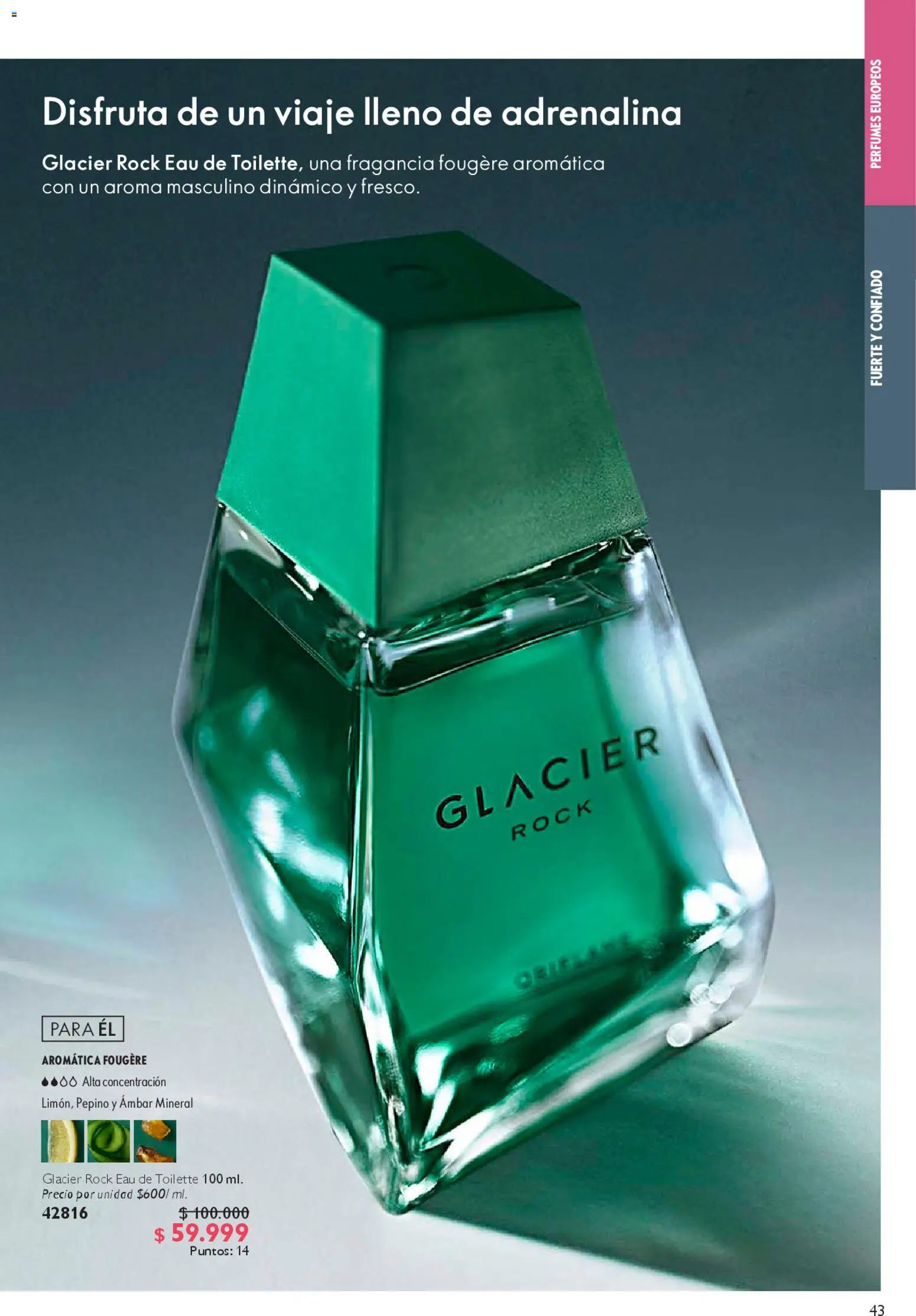 Oriflame revista - valida desde el 28.03.2026 | Página: 43 | Productos: Fragancia, Eau de toilette