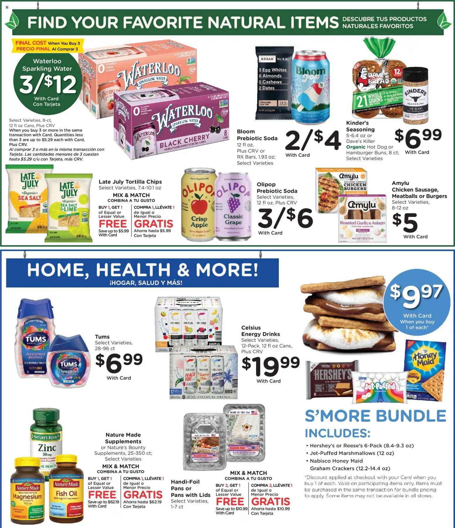 Ralphs Weekly Ad - valid from 20.05.2026 | Page: 8 | Products: Fish Oil, Chips, Water, Sugar