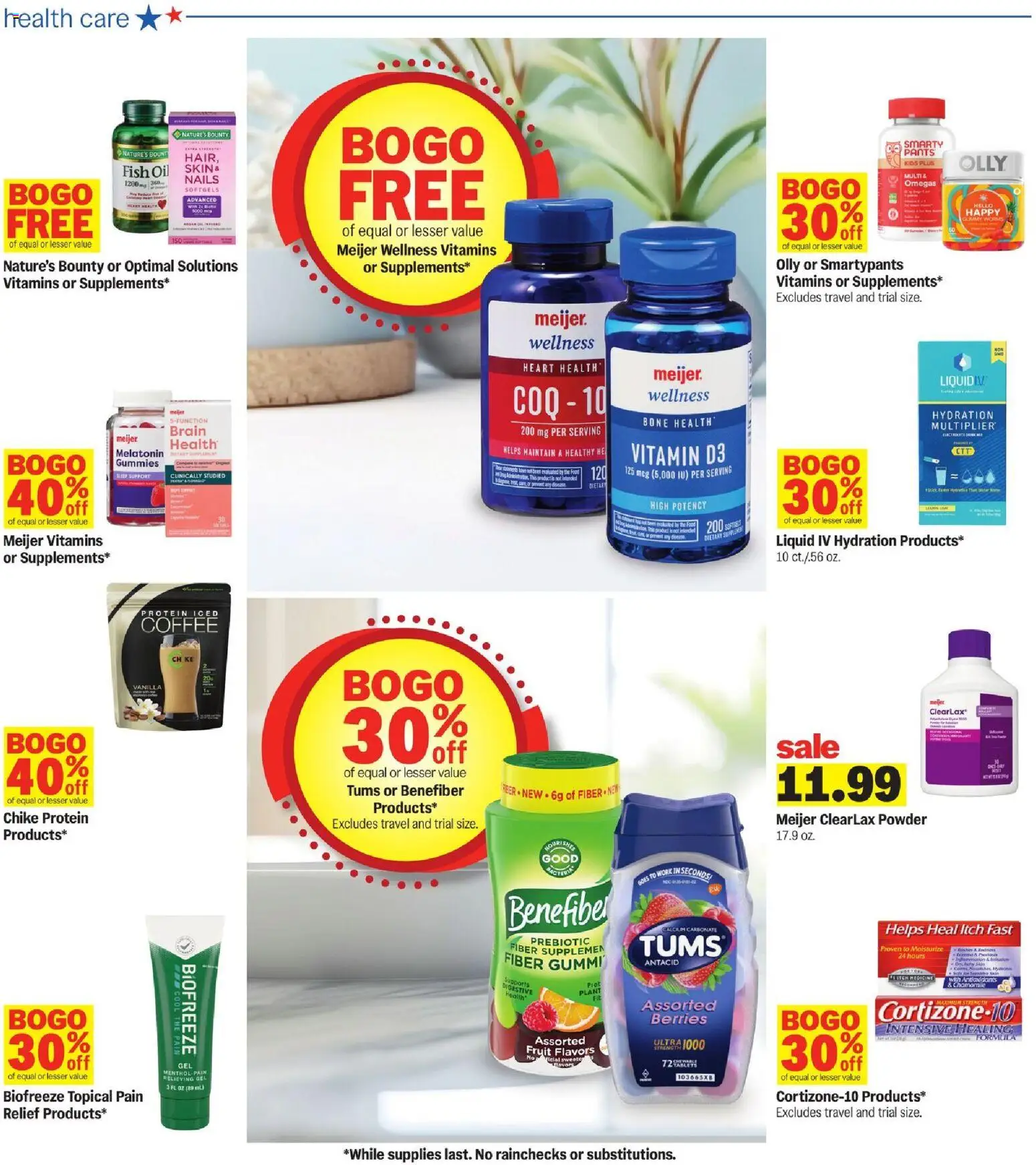 Meijer Weekly Ad - valid from 07/29/2026 | Page: 30 | Products: Vitamin, Powder, Oil, Fish
