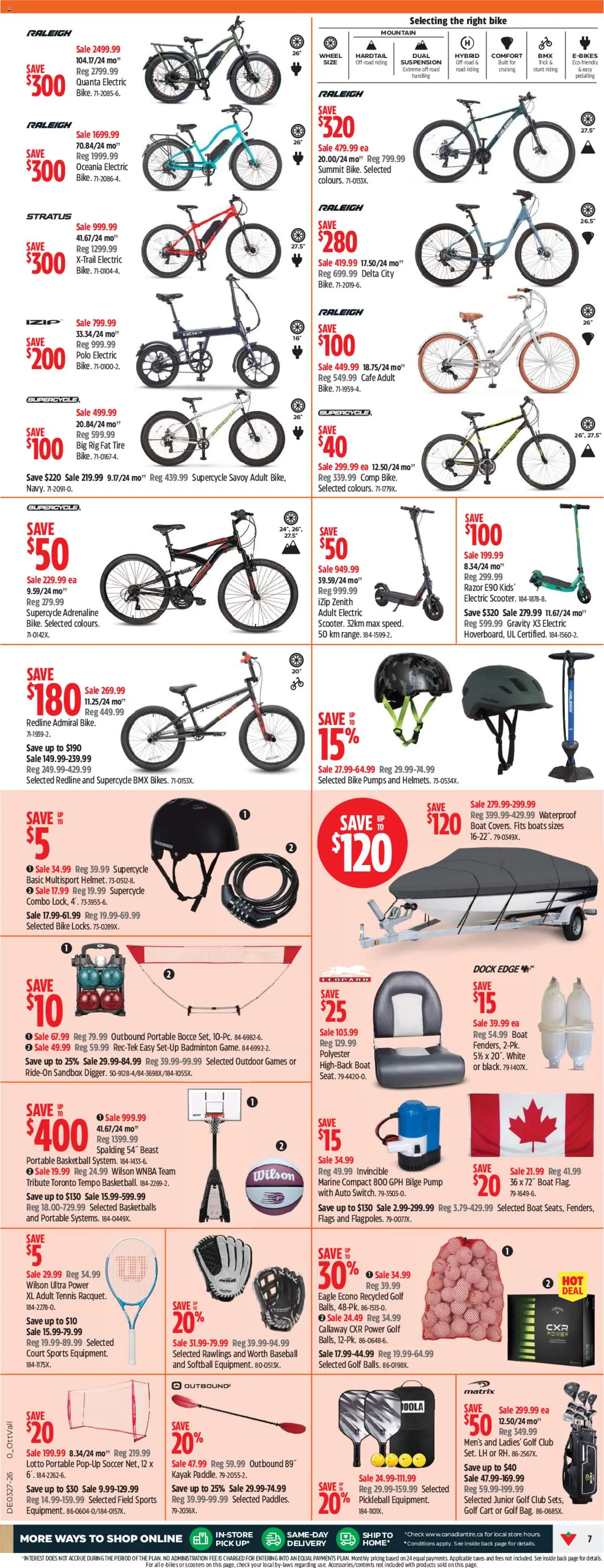 Canadian Tire flyer valid from Jul 2, 2026 | Page: 7