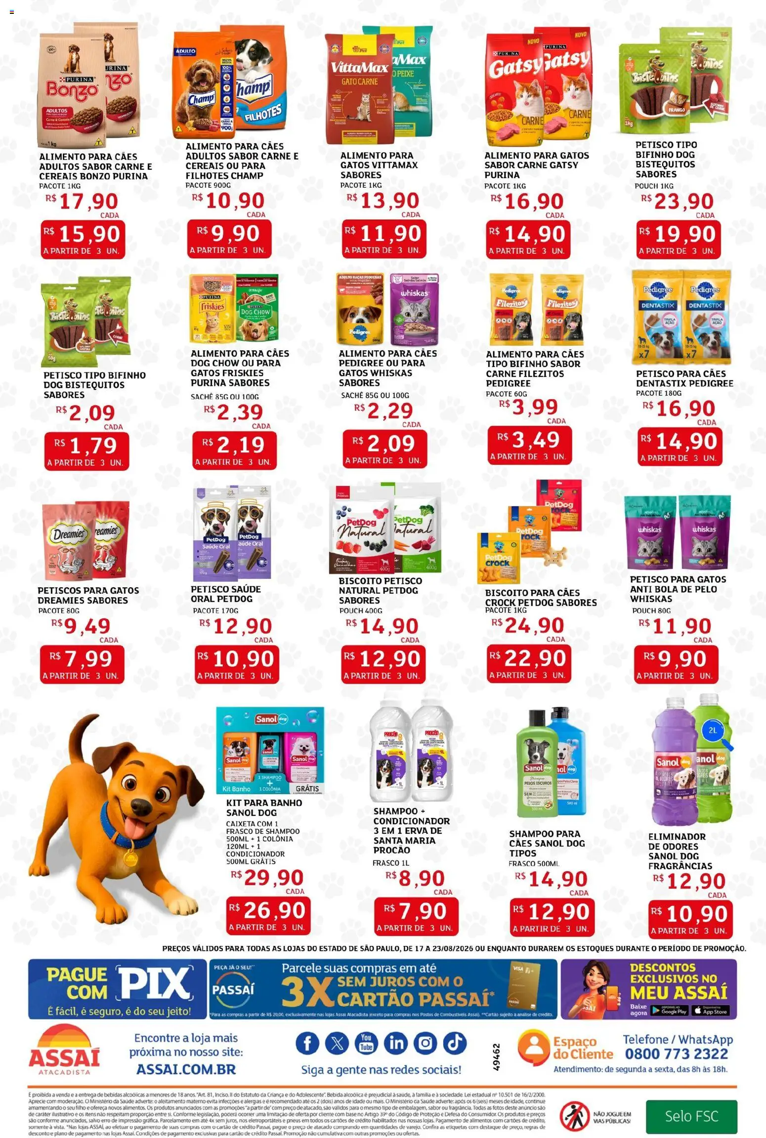 Assaí Atacadista Folheto - válido de 17/08/2026 | Página: 2 | Produtos: Bebidas, Carne, Alimentos, Bebida