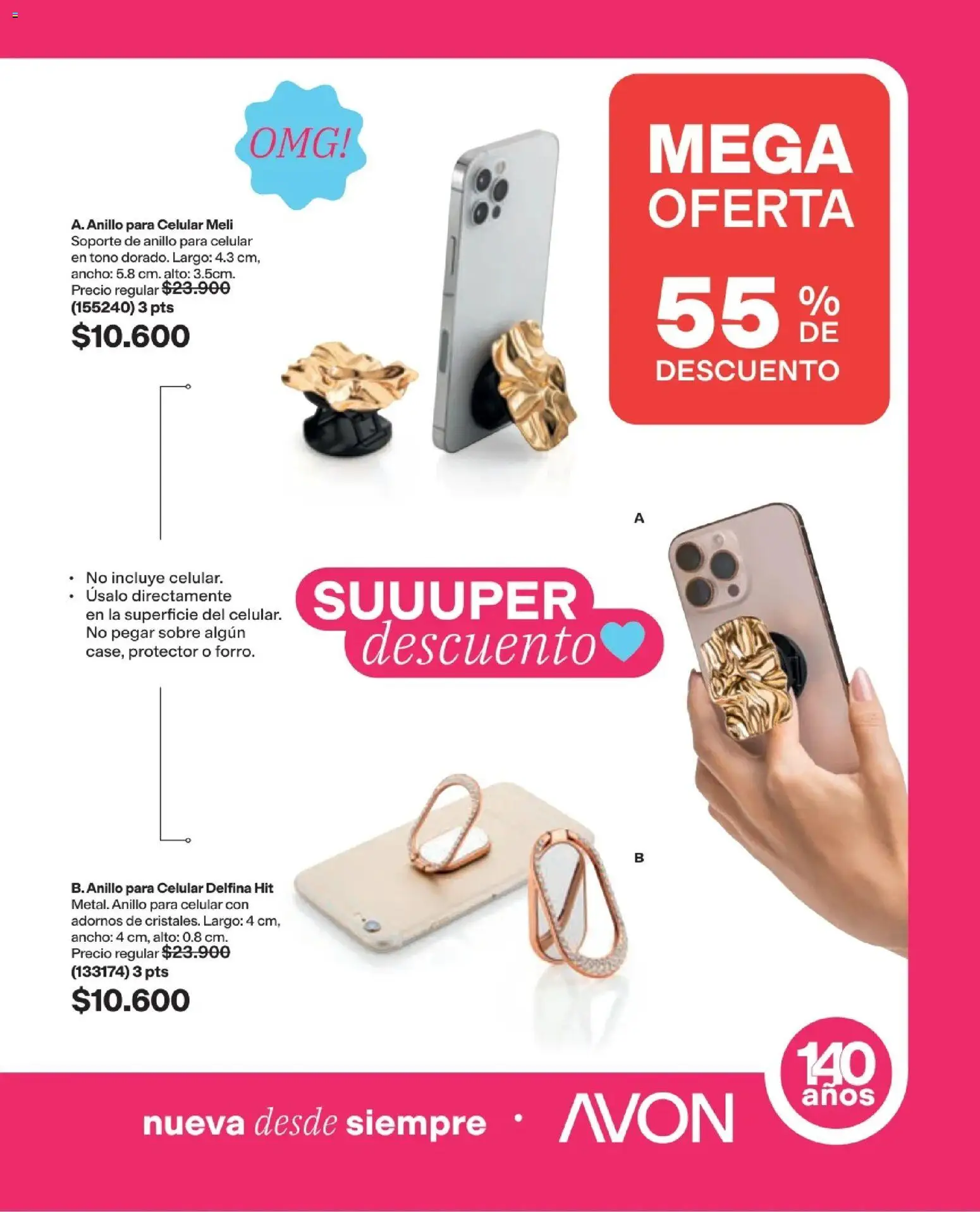 Avon revista - valida desde el 16/08/2026 | Página: 224 | Productos: Anillo, Sobre