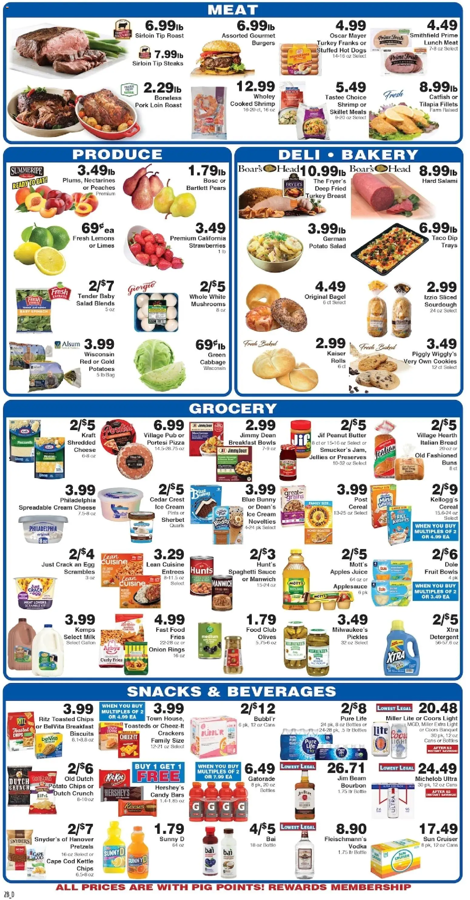 Piggly Wiggly Weekly Ad - valid from 08/19/2026 | Page: 2 | Products: Beverages, Skillet, Cheese, Dill