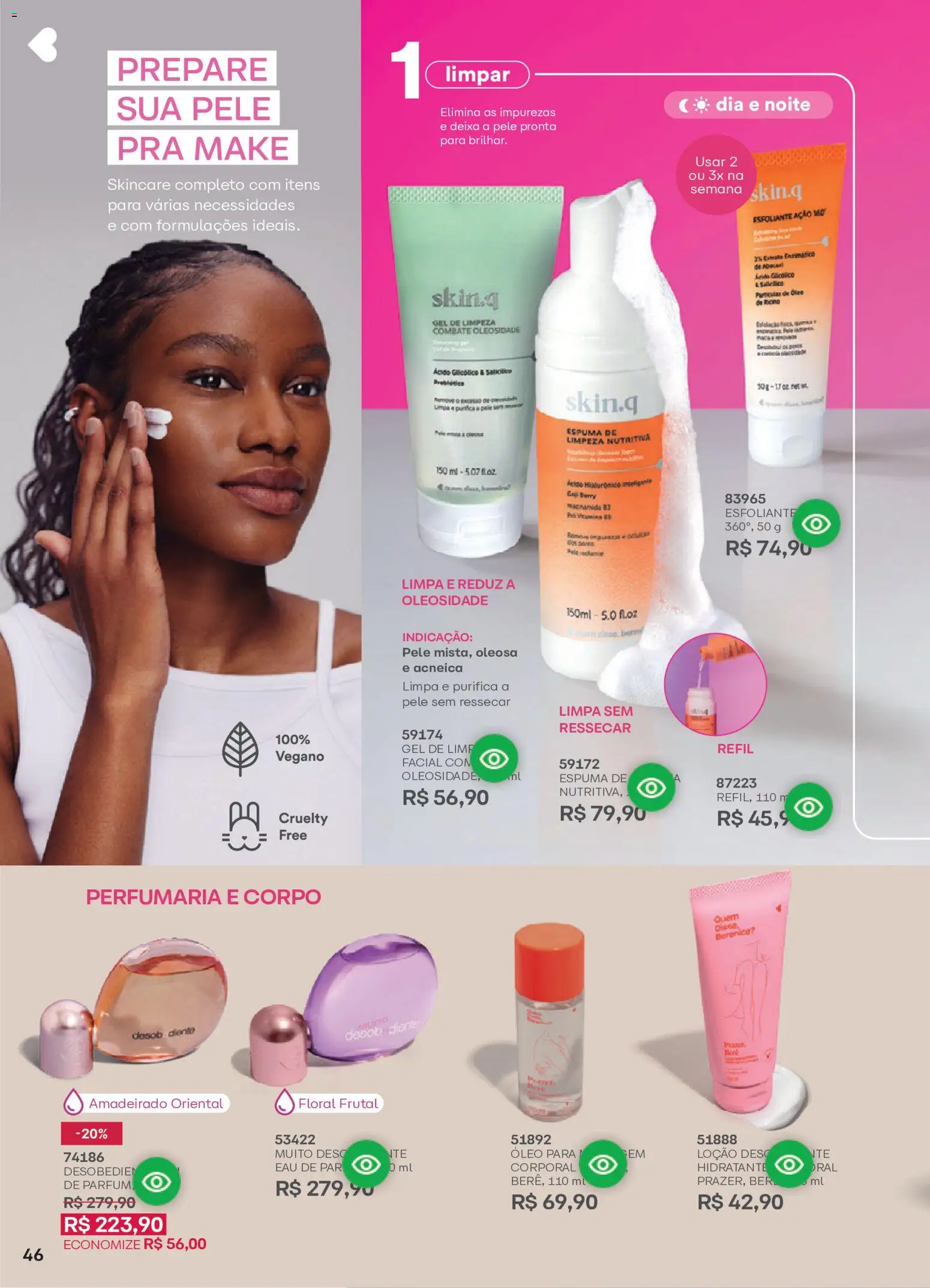 O Boticário Folheto - válido de 10/08/2026 | Página: 50 | Produtos: Óleo, Gel de limpeza