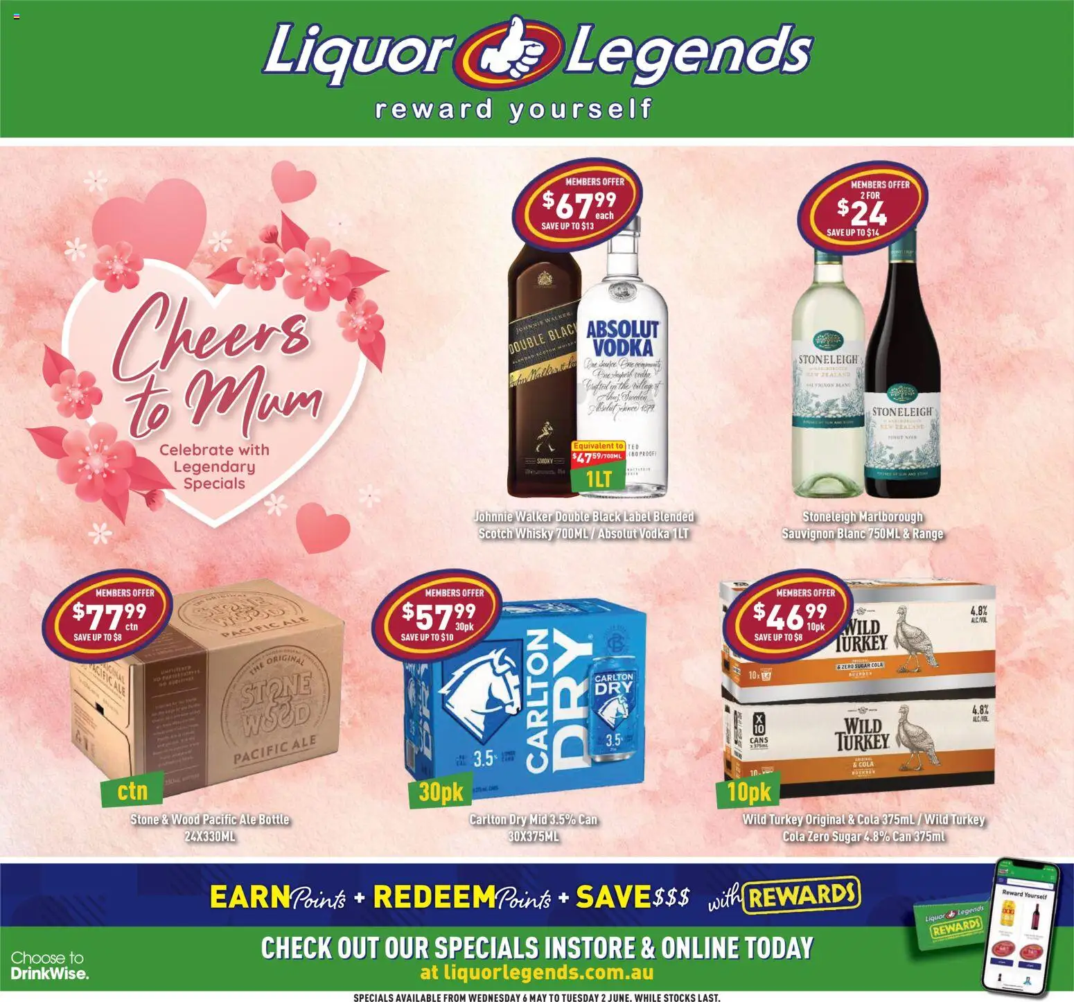 Liquor Legends catalogue - valid from 06.05.2026 | Page: 1 | Products: Vodka, Wood, Scotch, Turkey