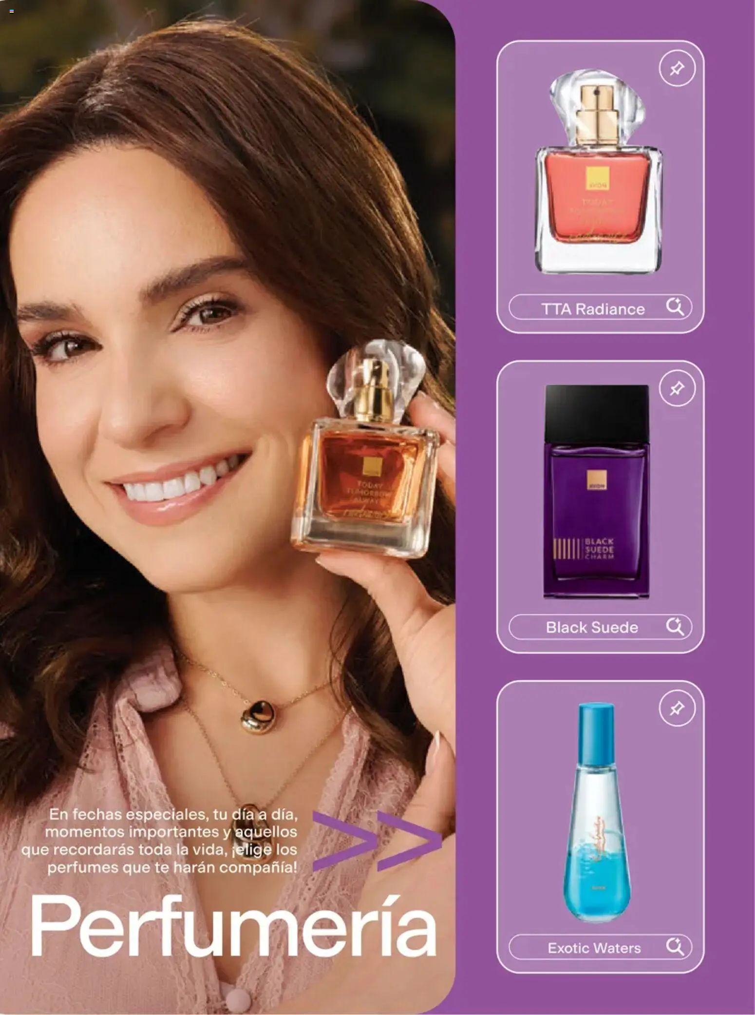 Nuevas ofertas de AVON válidas en toda la República Mexicana desde el 02/10/2026. ¡Encuentra las mejores ofertas en AVON campaña 15 2026! | Página: 46 | Productos: Perfumes, Té
