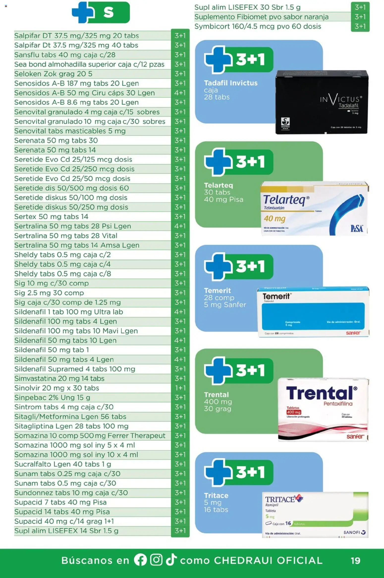 Nuevas ofertas de Chedraui válidas en toda la República Mexicana desde el 29/10/2026. ¡Encuentra las mejores ofertas en Chedraui folleto Farmacia! | Página: 19