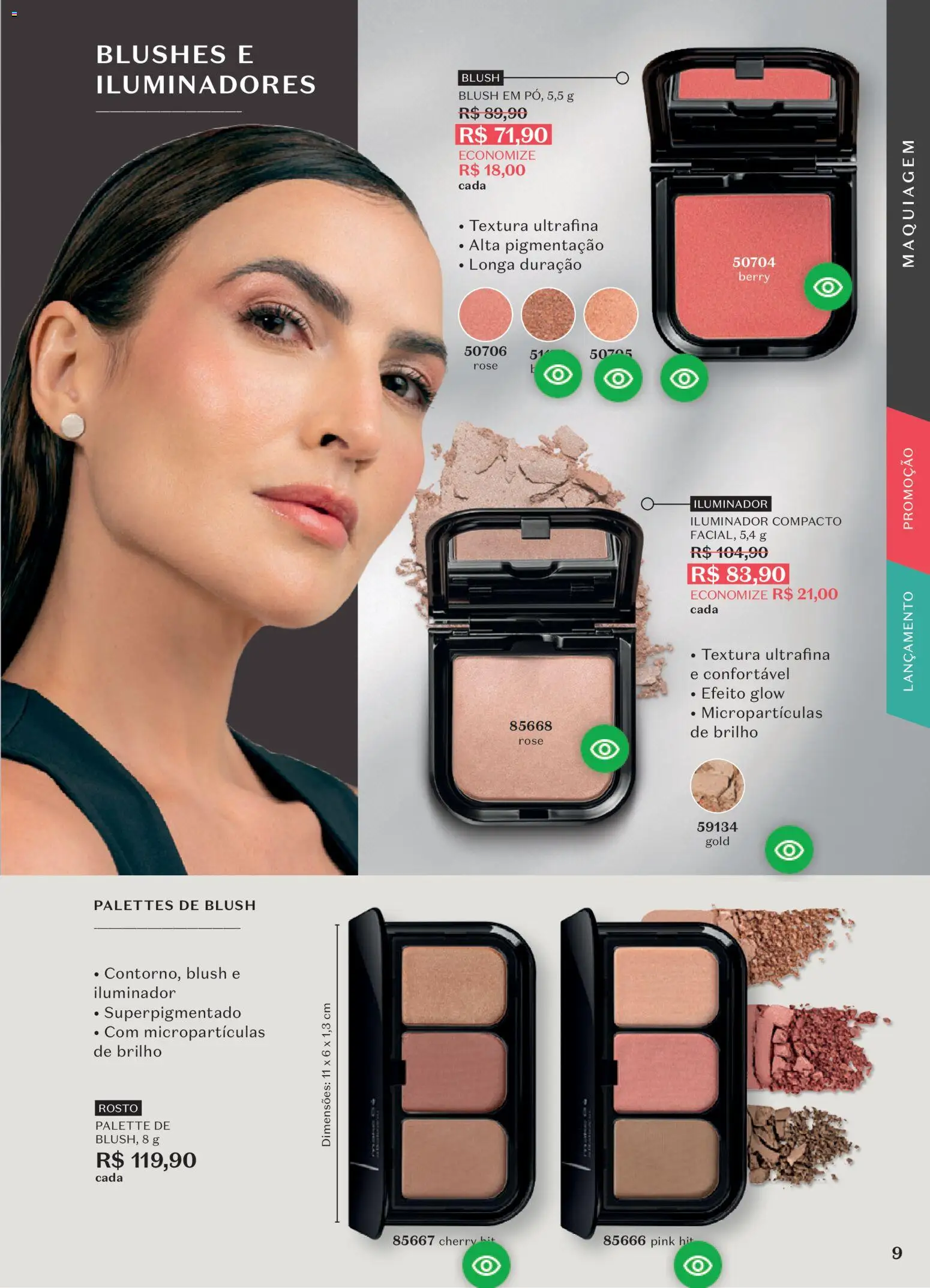 O Boticário Folheto - válido de 10/08/2026 | Página: 13 | Produtos: Maquiagem, Blush, Iluminador