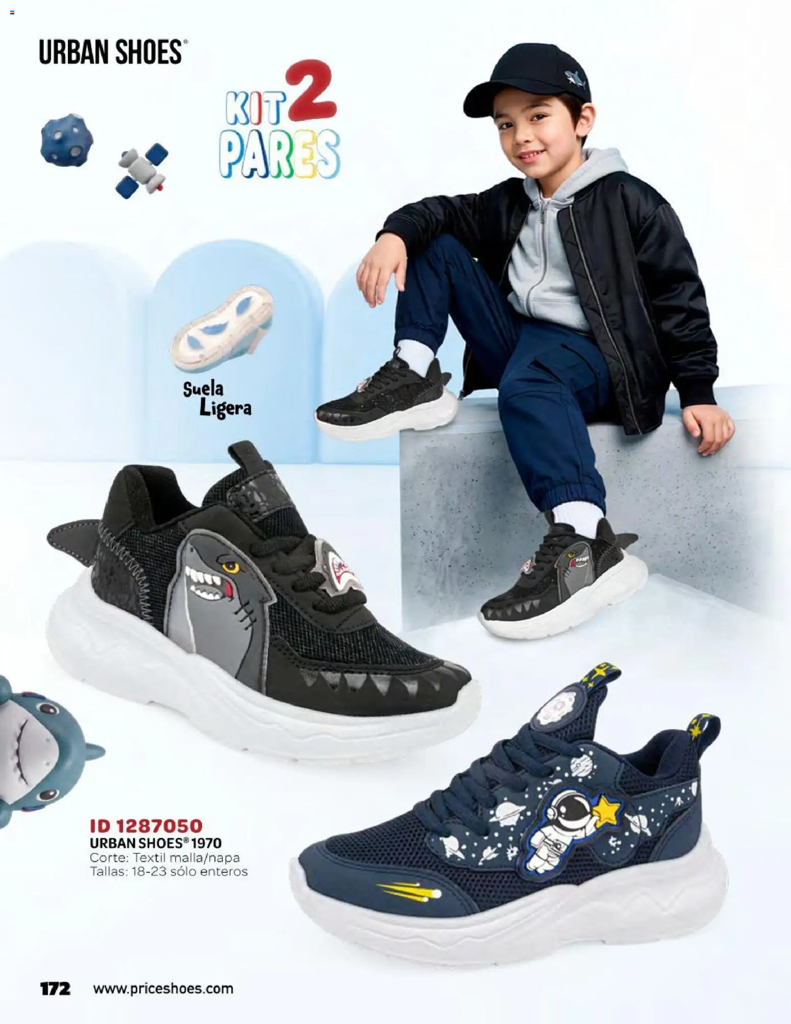 Nuevas ofertas de Price Shoes válidas en toda la República Mexicana desde el 21/10/2026. ¡Encuentra las mejores ofertas en Price Shoes catálogo Kids! | Página: 172