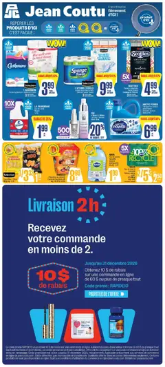 Preview of Jean Coutu circulaire from shop Jean Coutu valid from Oct 1, 2026 | Page: 13 | Products: Chips, Water, Paper towels, Towels