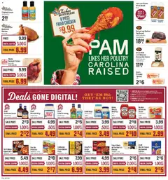 Preview of Lowes Foods weekly ads valid from 07/01/2026 | Page: 9 | Products: Milk, Cheese, Pizza, Potatoes