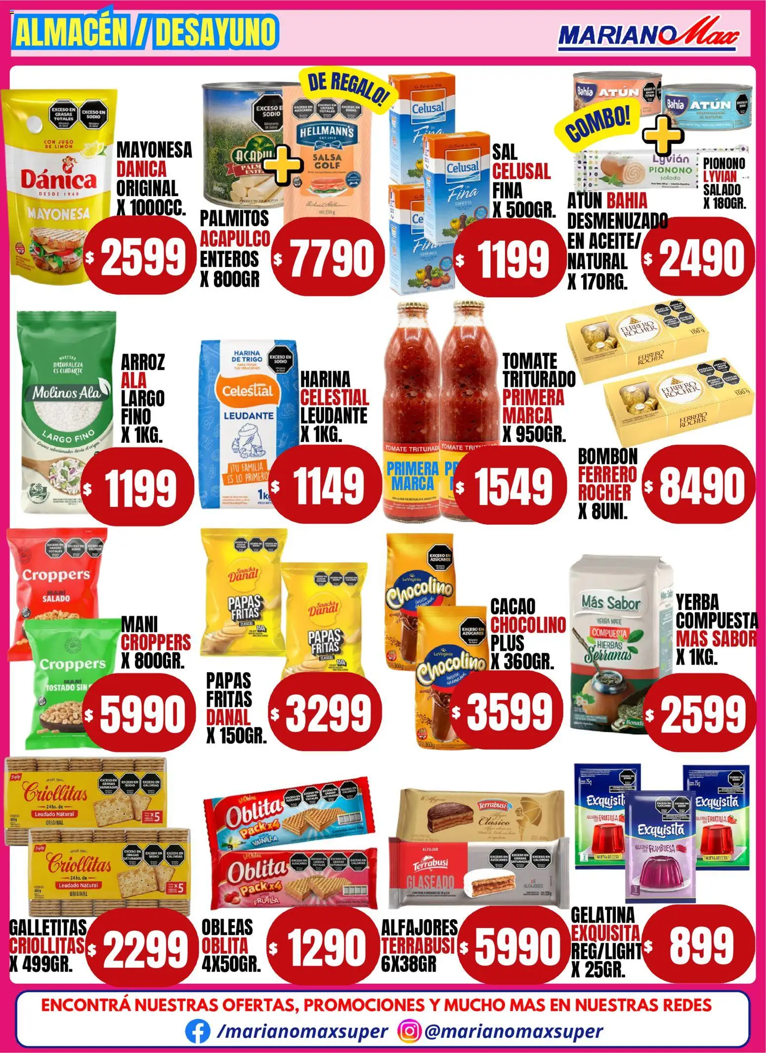 Mariano Max - Catálogo │ válido desde el 15/09/2026 | Página: 2 | Productos: Frutilla, Gelatina, Tomate, Palmitos