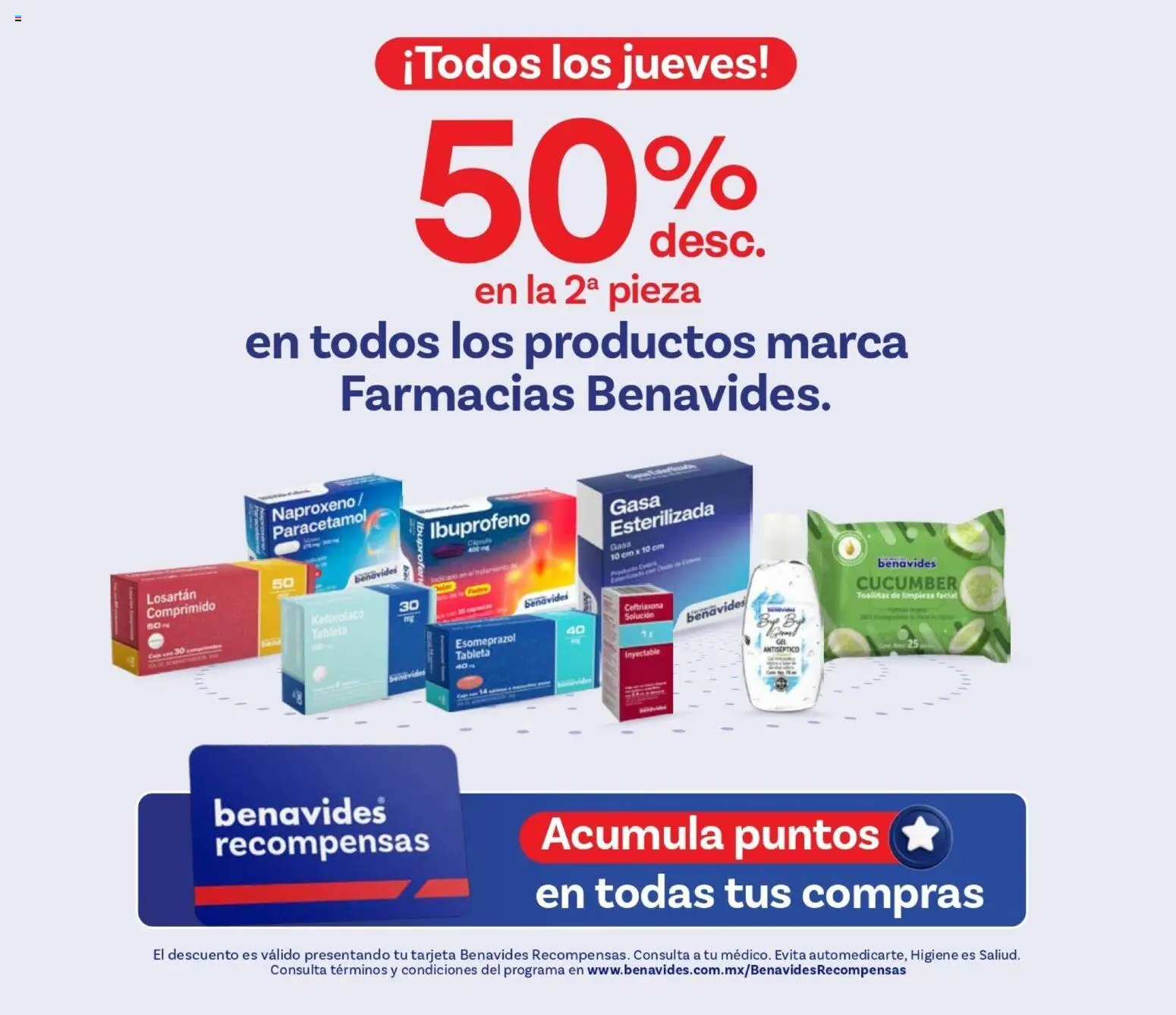 Nuevas ofertas de Farmacia Benavides válidas en toda la República Mexicana desde el 01.06.2026. ¡Encuentra las mejores ofertas en Farmacia Benavides catálogo! | Página: 23