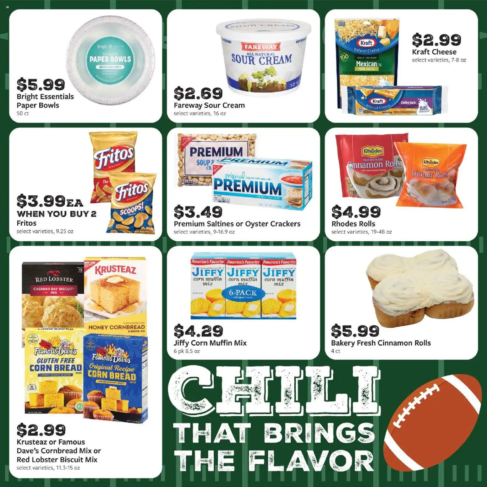 Fareway Weekly Ad - valid from 09/07/2026 | Page: 14 | Products: Corn, Cream, Salt, Muffin
