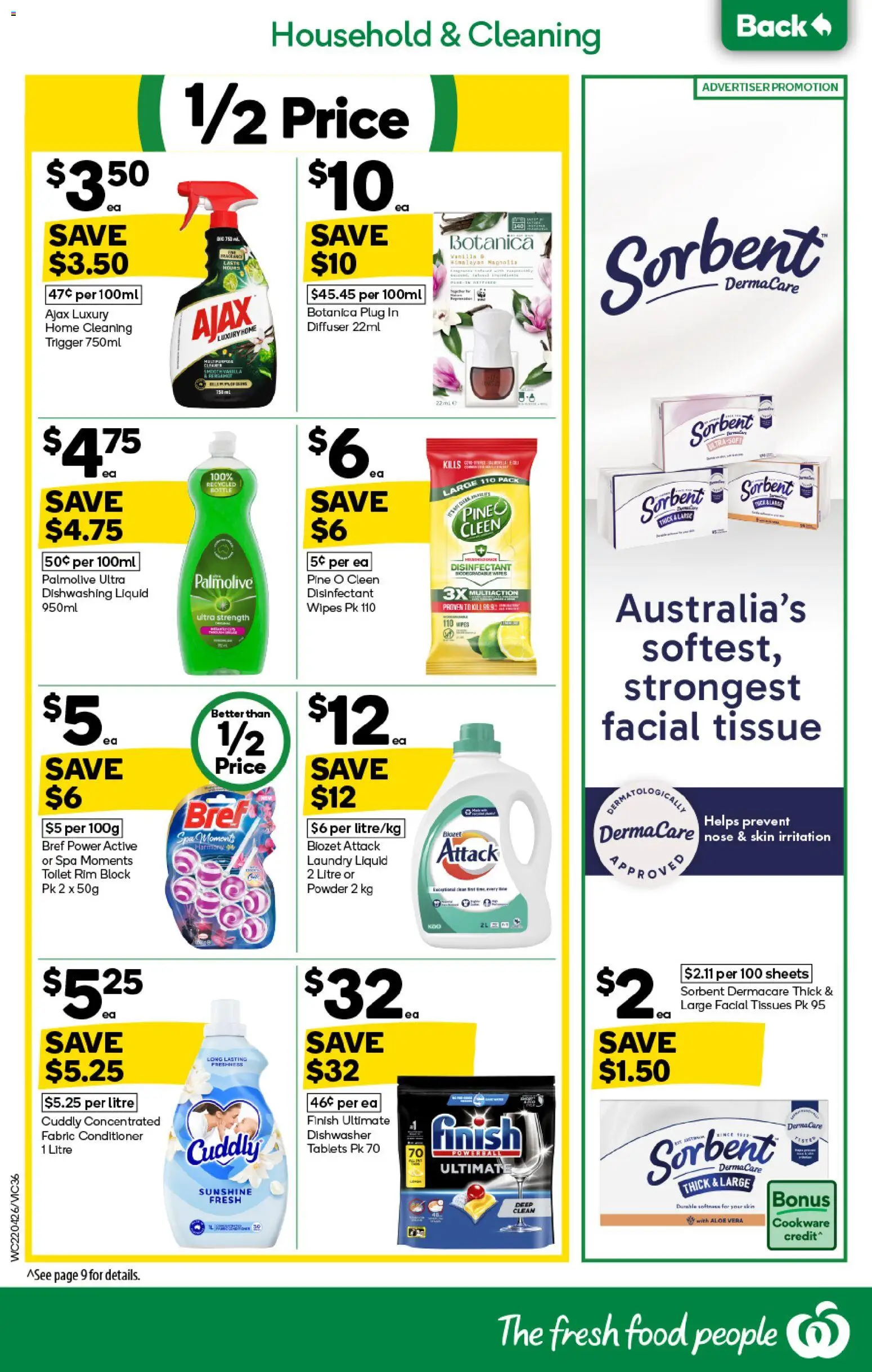 Woolworths catalogue - valid from 22.04.2026 | Page: 36 | Products: Blazer, Laundry, Dishwasher, Tablets