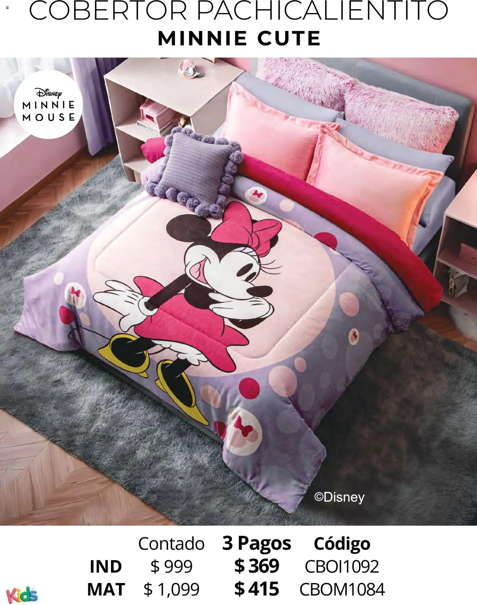 Nuevas ofertas de Colchas Concord válidas en toda la República Mexicana desde el 01.05.2026. ¡Encuentra las mejores ofertas en Colchas Concord catálogo Kids! | Página: 75 | Productos: Cobertor, Mouse