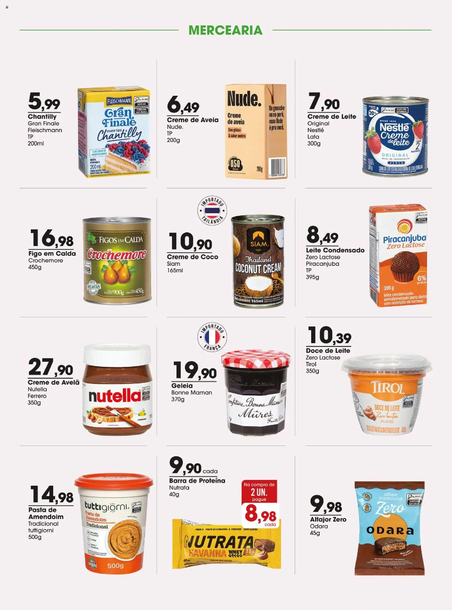 Zaffari Folheto - válido de 28/07/2026 | Página: 5 | Produtos: Amendoim, Geleia, Creme, Creme de avelã