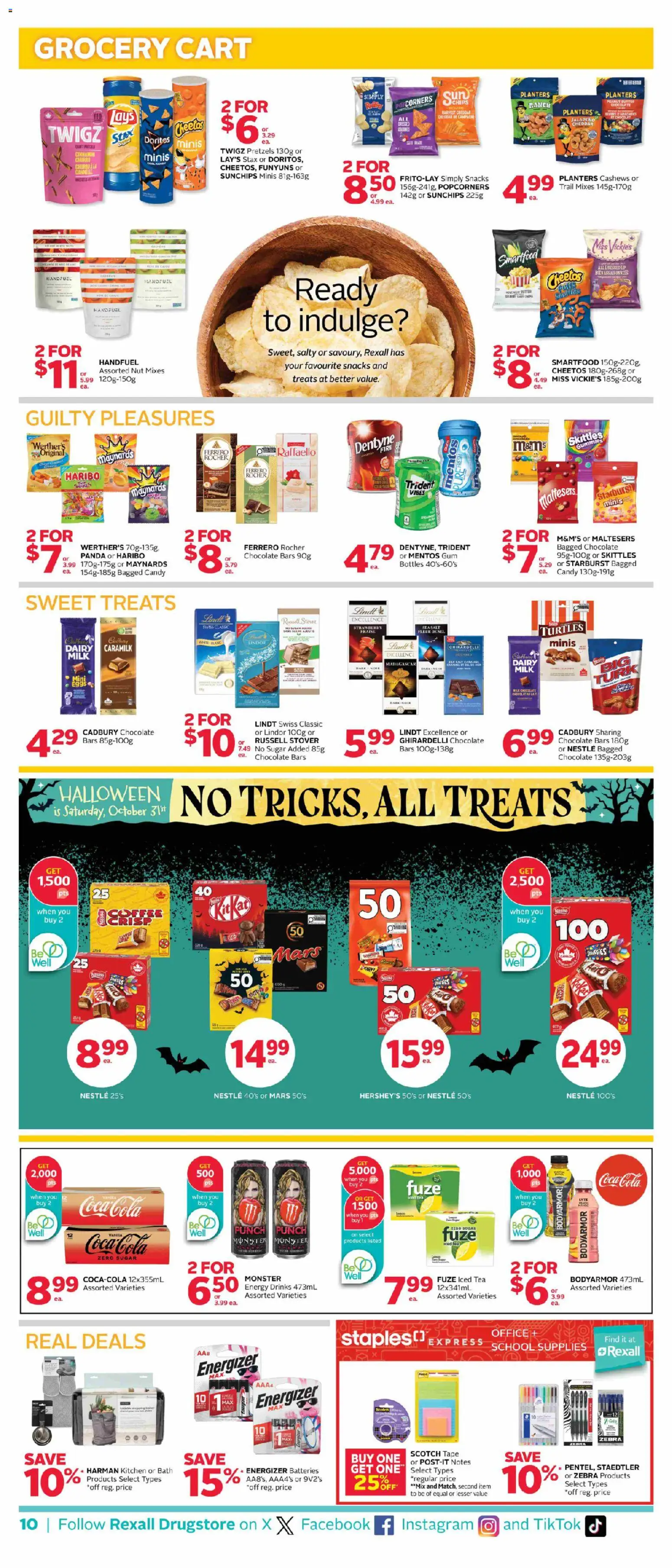 Rexall flyer valid from Sep 18, 2026 | Page: 19 | Products: Shoes, Milk, Butter, Eggs