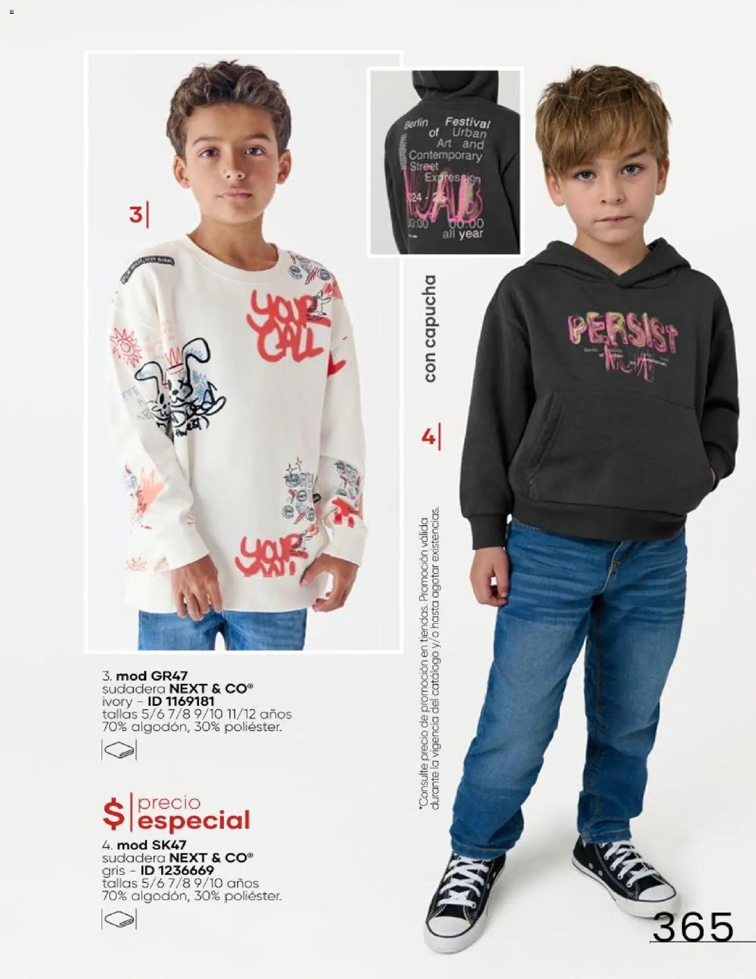 Nuevas ofertas de Price Shoes válidas en toda la República Mexicana desde el 16.06.2026. ¡Encuentra las mejores ofertas en Price Shoes catálogo Cierre de temporada! | Página: 365 | Productos: Sudadera