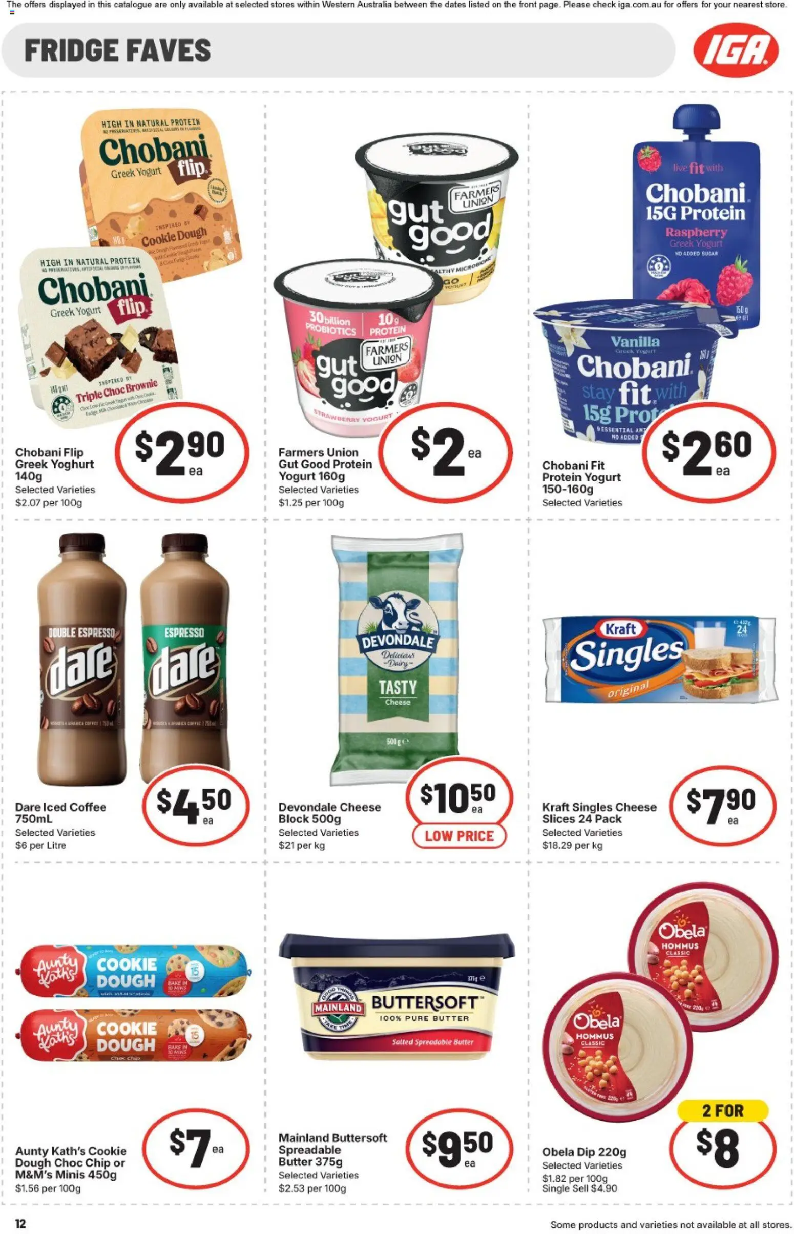 IGA catalogue - valid from 15/07/2026 | Page: 13 | Products: Butter, Cheese, Yoghurt, Coffee
