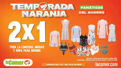 Vista previa de La Comer folleto, nuevo folleto de la tienda, válido en México a partir del 01/07/2026