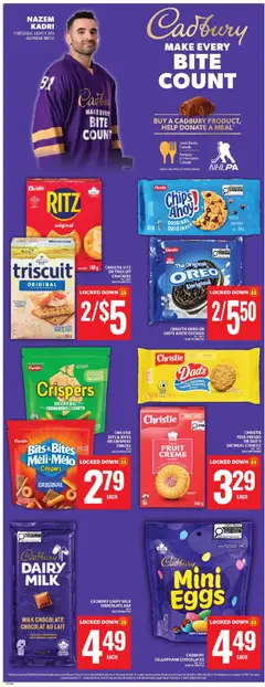 Preview of Food Basics weekly flyer / circulaire from shop Food Basics valid from 21.05.2026 | Page: 18 | Products: Chips, Cookies, Eggs, Chocolate