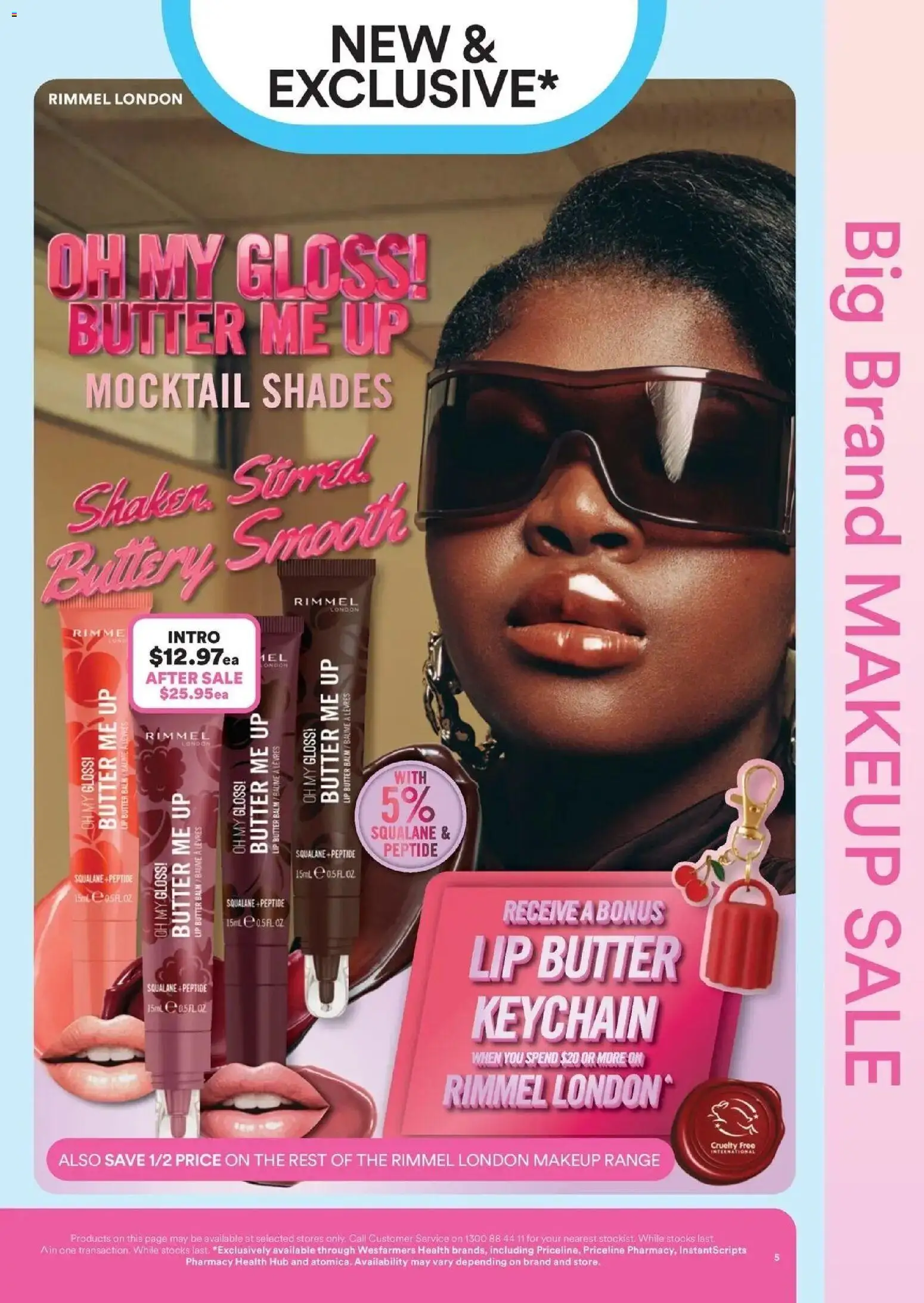 Priceline Pharmacy catalogue - valid from 30/07/2026 | Page: 5 | Products: Butter, Makeup