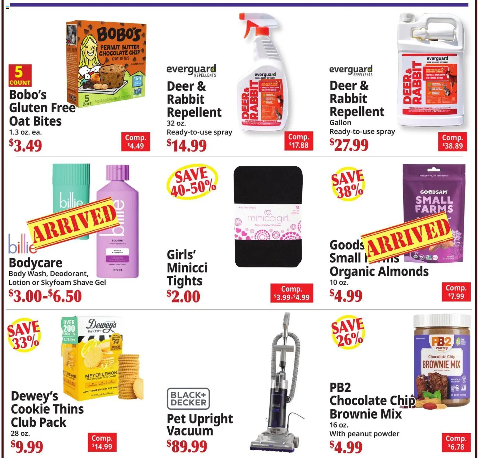 Ocean State Job Lot Coming Attractions - valid from 08/20/2026 | Page: 3 | Products: Powder, Brownies, Cookies, Tights