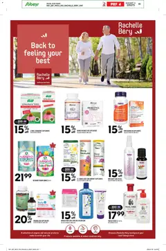 Preview of Sobeys - Natural and Wellness Booklet from shop Sobeys valid from Aug 13, 2026 | Page: 7 | Products: Iron, Probiotics, Shampoo, Body lotion