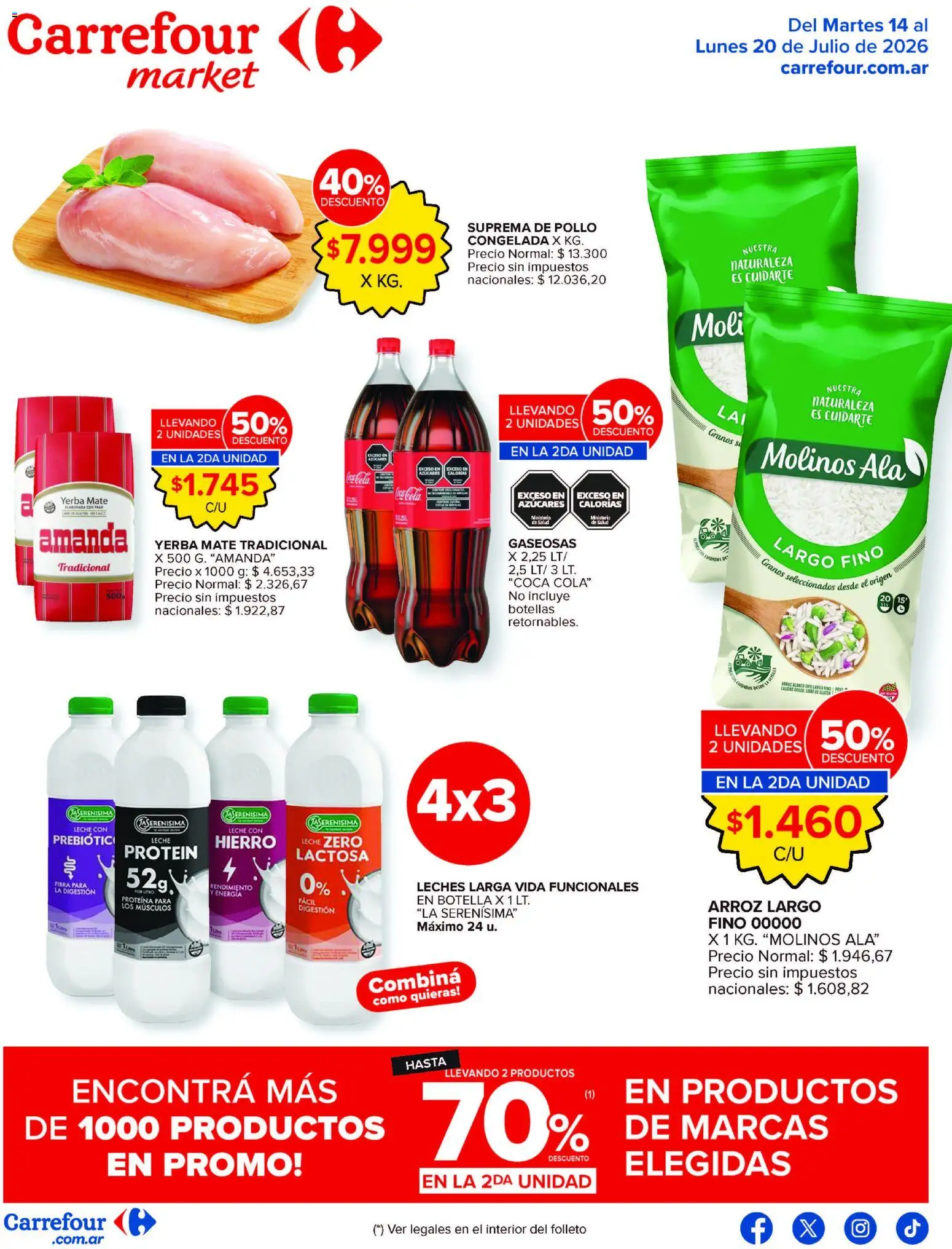 Carrefour Market catálogo │ válido desde el 14/07/2026 | Página: 1