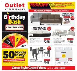 Preview of Tepperman's outlet from shop Tepperman's valid from 29.05.2026
