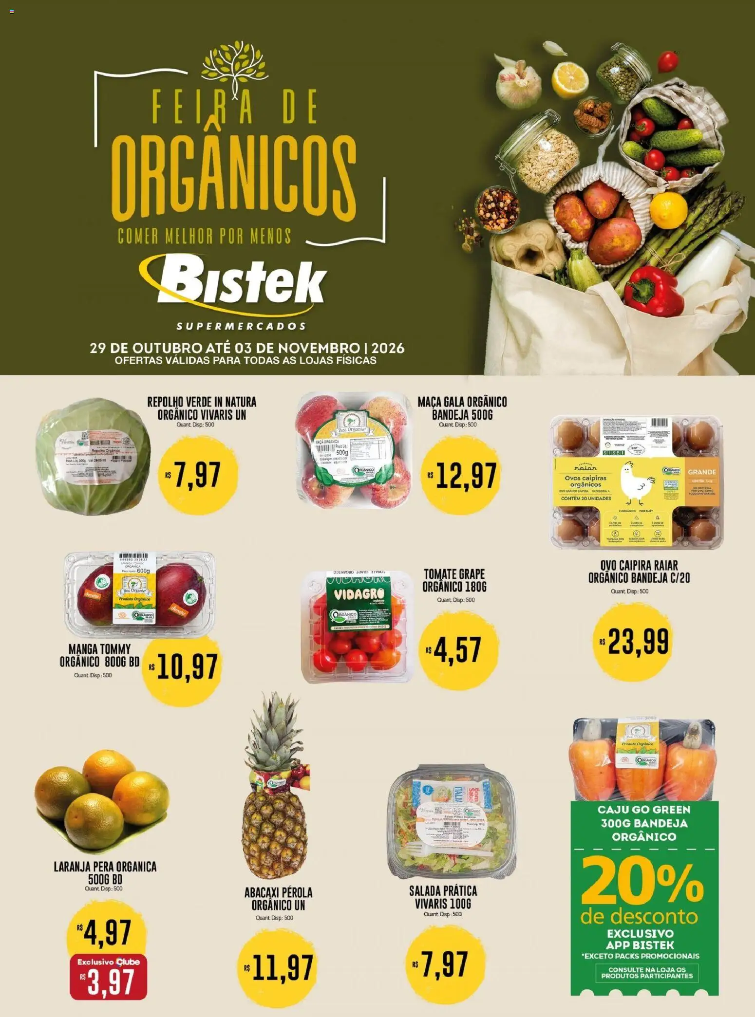 Bistek Supermercados Folheto - válido de 29/10/2026 | Página: 1