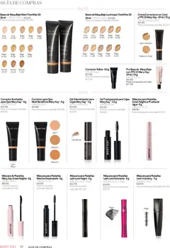 Vista previa Mary Kay catálogo válido desde el 01.05.2026 | Página: 92 | Productos: Mate, Base de maquillaje, Máscara, Pre base