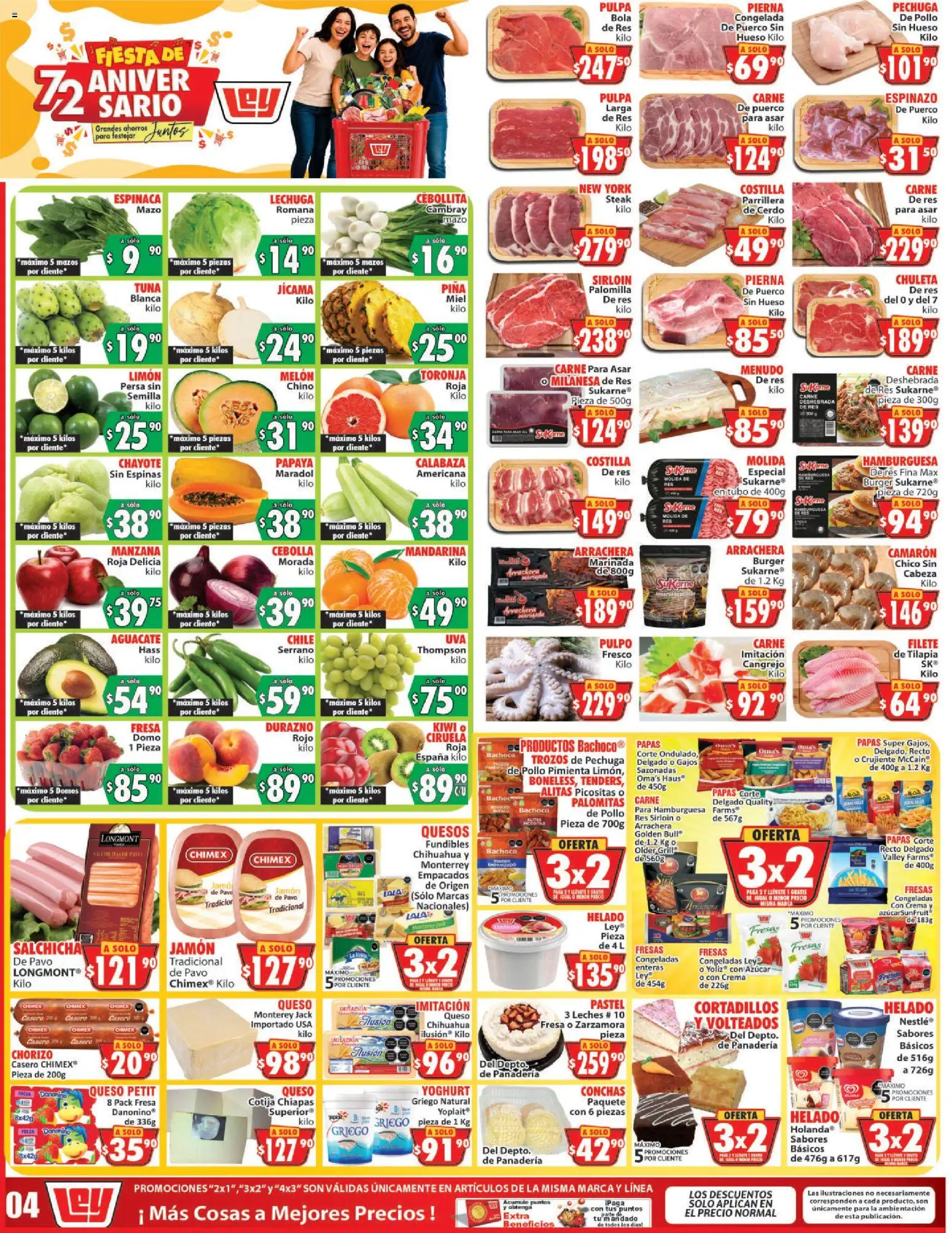 Nuevas ofertas de Casa Ley válidas en toda la República Mexicana desde el 10/09/2026. ¡Encuentra las mejores ofertas en Casa Ley folleto Autoservicio! | Página: 1 | Productos: Filete, Lechuga, Espinaca, Palomitas