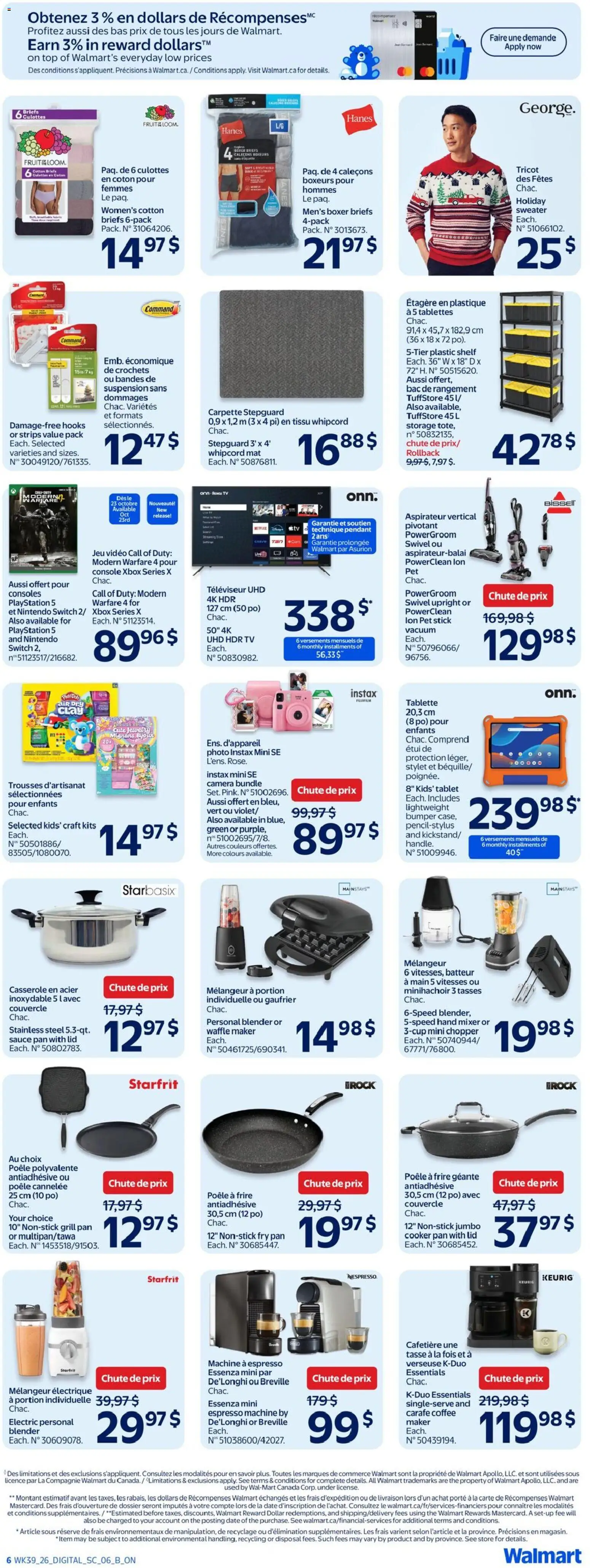 Walmart flyer valid from Oct 22, 2026 | Page: 9