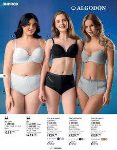Vista previa de Andrea catálogo Lencería & vestir interior, nuevo folleto de la tienda, válido en México a partir del 24.05.2026 | Página: 16 | Productos: Algodón, Lenceria