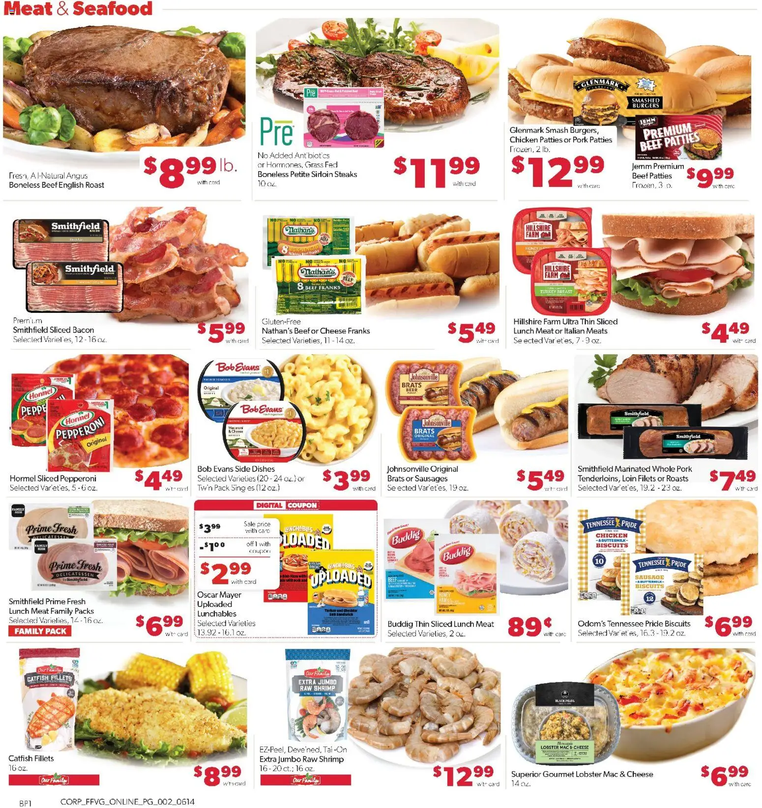 Family Fare Weekly Ad - valid from 14.06.2026 | Page: 6 | Products: Beer, Pork, Beef, Sausage