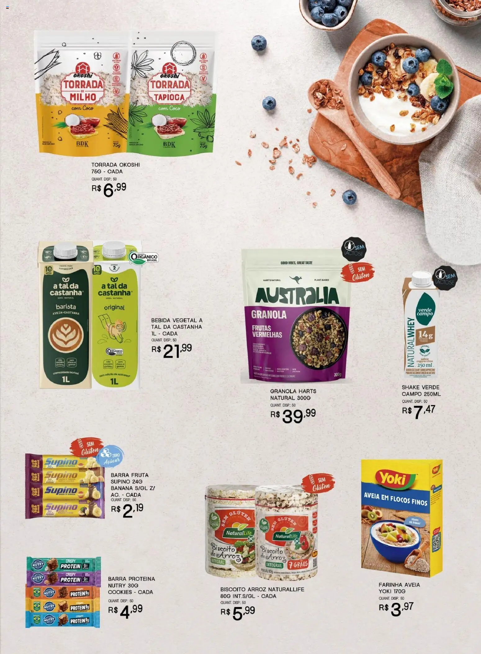 Bistek Supermercados Folheto - válido de 03.06.2026 | Página: 3 | Produtos: Coco, Flocos, Açúcar, Cookies
