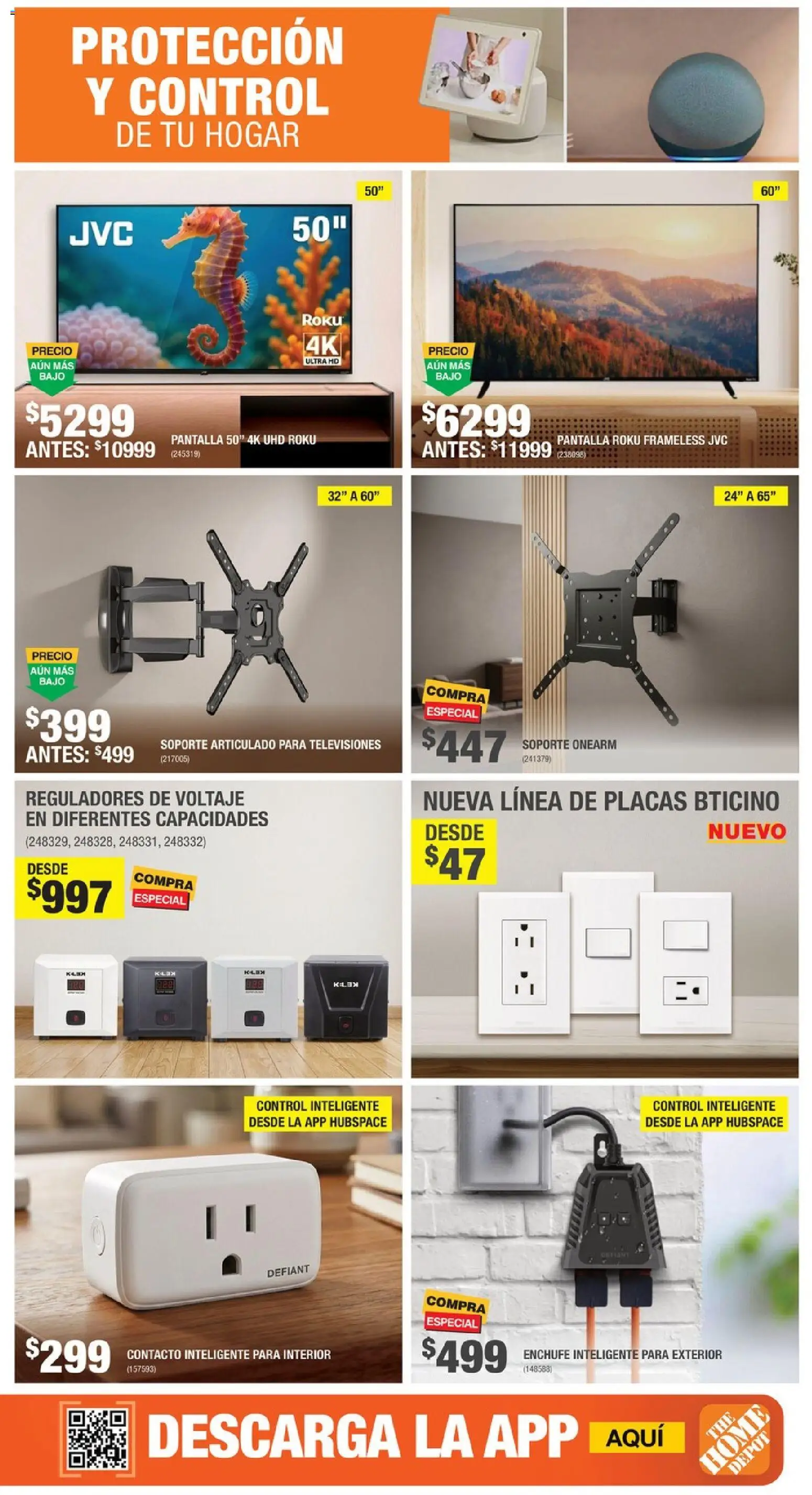 Nuevas ofertas de Home Depot válidas en toda la República Mexicana desde el 01/10/2026. ¡Encuentra las mejores ofertas en Home Depot catálogo! | Página: 18
