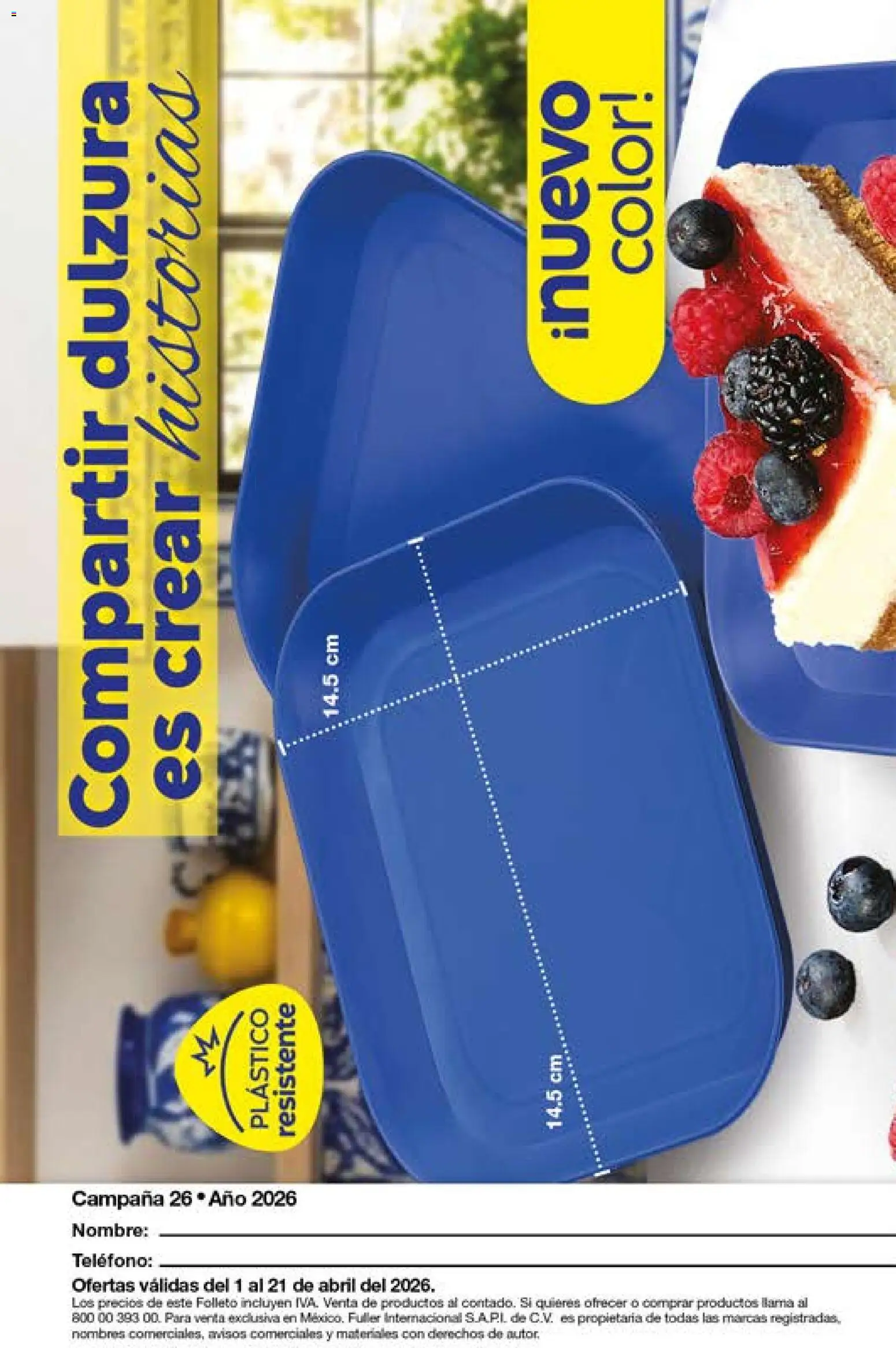 Nuevas ofertas de Fuller válidas en toda la República Mexicana desde el 01.04.2026. ¡Encuentra las mejores ofertas en Fuller campaña 26 2026! | Página: 208 | Productos: Teléfono, Campana