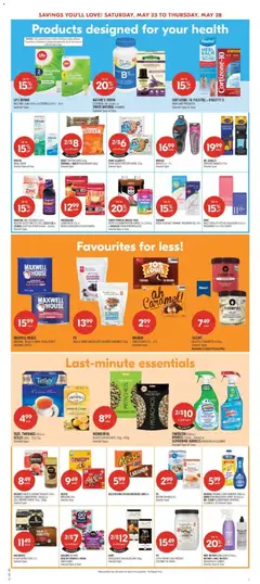 Preview of Shoppers weekly flyer / circulaire from shop Shoppers valid from 22.05.2026 | Page: 14 | Products: Stain remover, Milk, Coffee, Chocolate