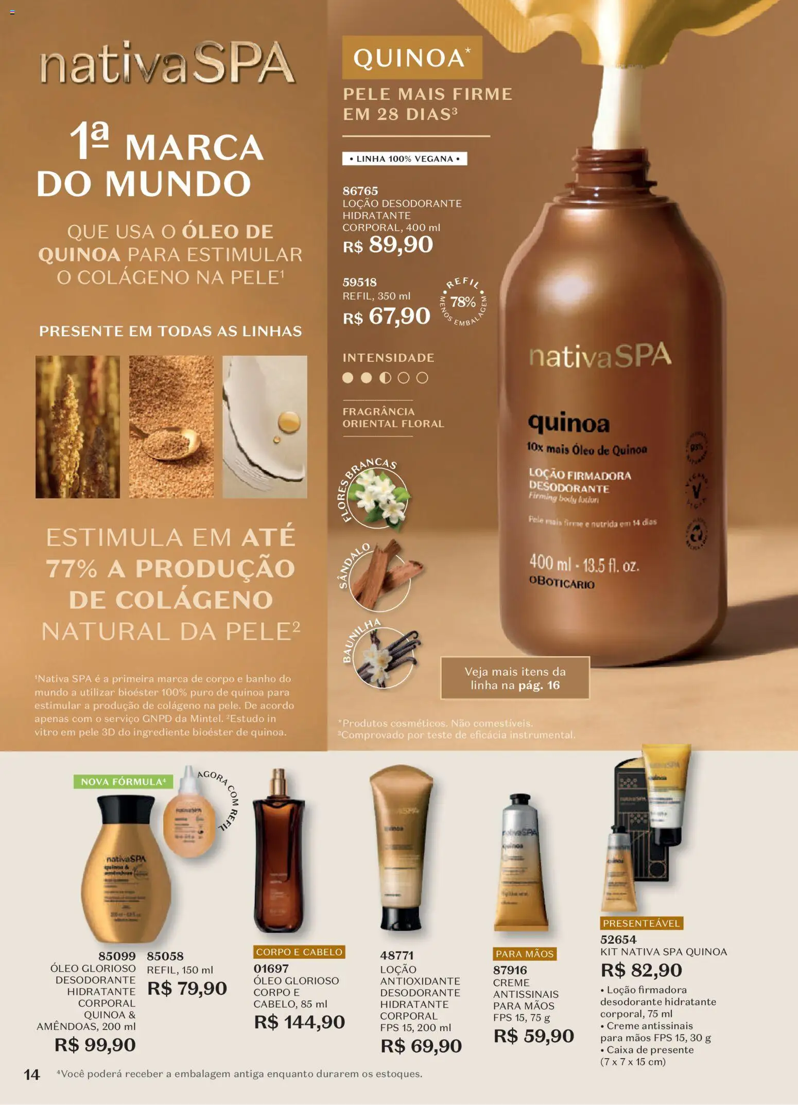 O Boticário Folheto - válido de 29/06/2026 | Página: 18 | Produtos: Colágeno, Fragrância, Desodorante, Creme